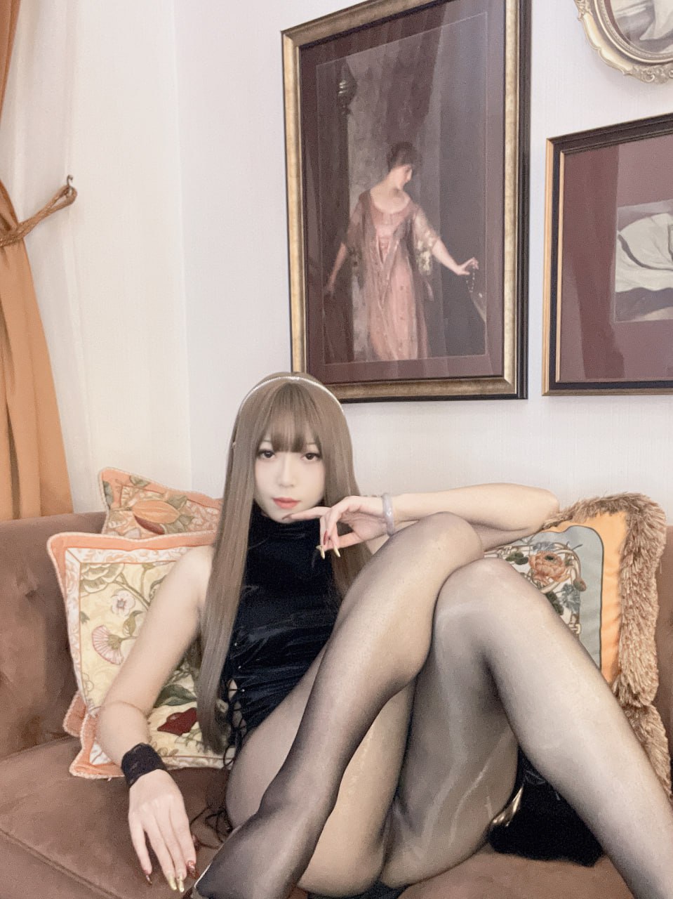 มันนีย์เล่งเล่ง - กระโปรงกิโป๊ะแบบมีสายรัด 64P