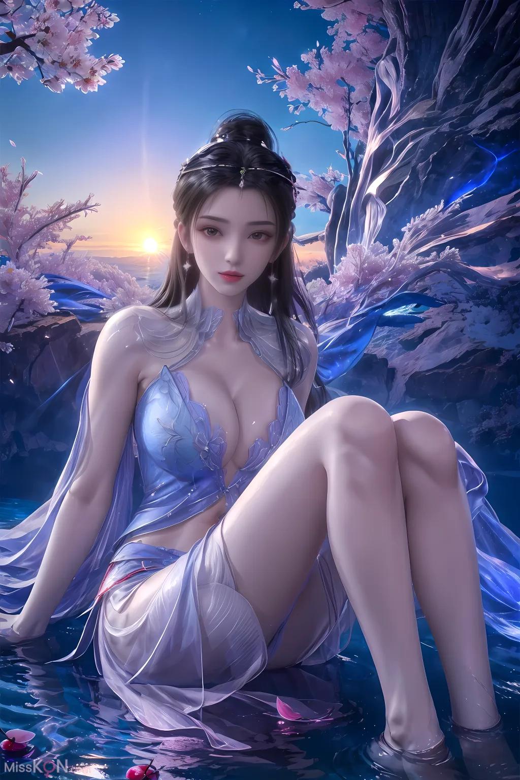 สร้างโดย AI] คูซาน: เซียนนิว-หลี่มู่หวั่น2 (55 รูปภาพ)