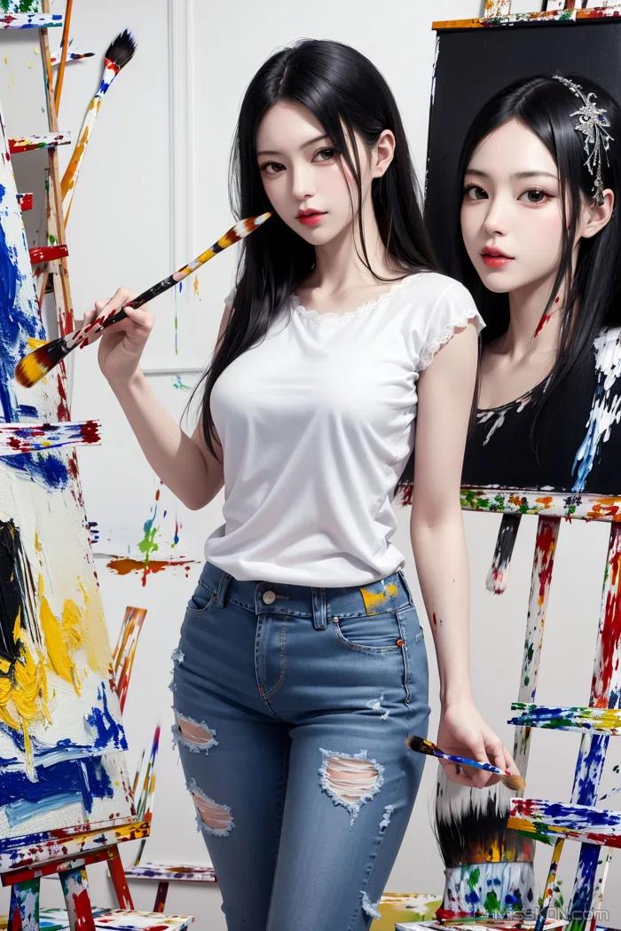 เอไอ เจนเนอเรท] สวยงาม: ภาพวาด อาร์ตเอ็กทรา (130 ภาพ)
