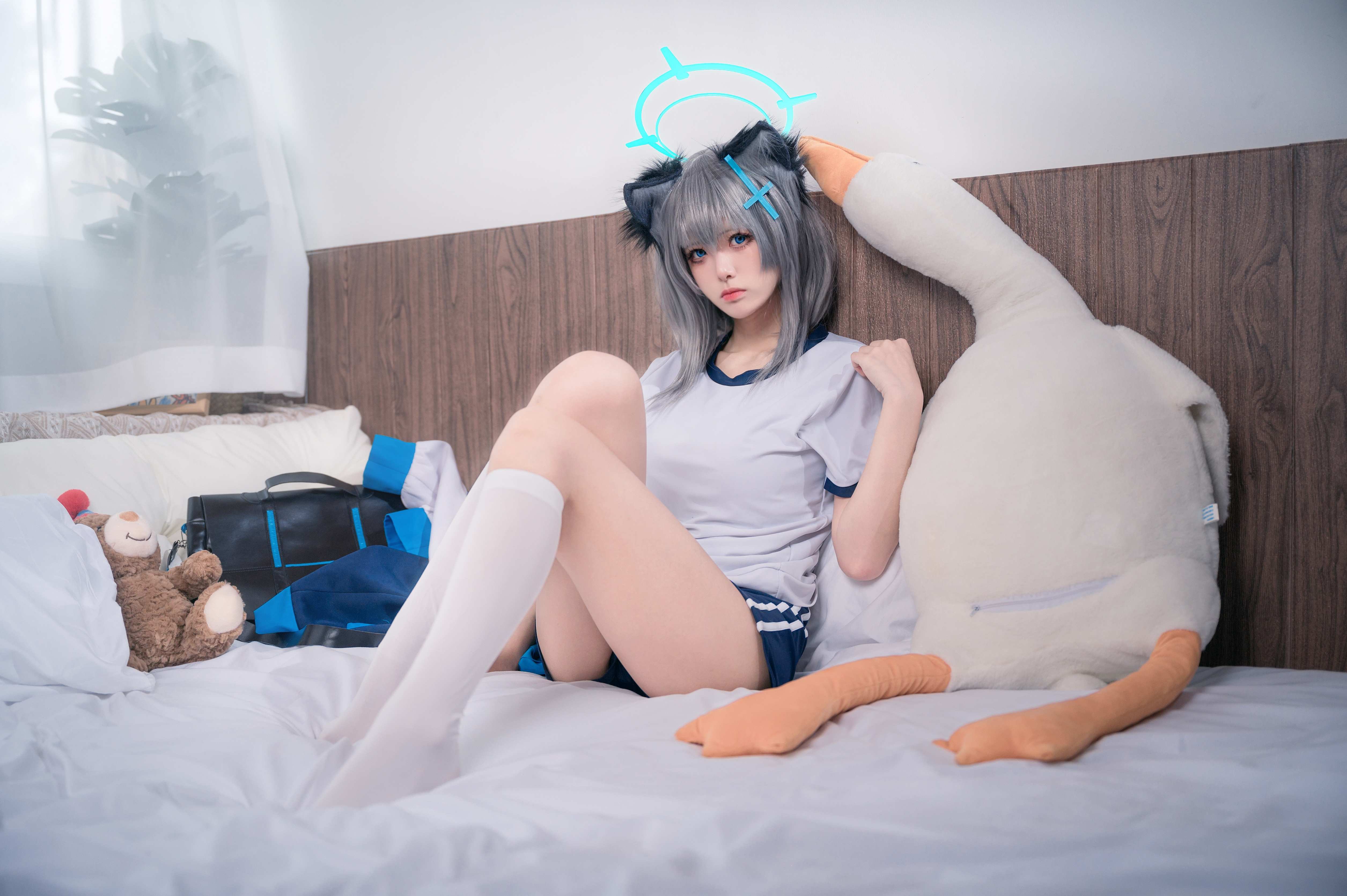 九柒喵 - 体操服白子 17P