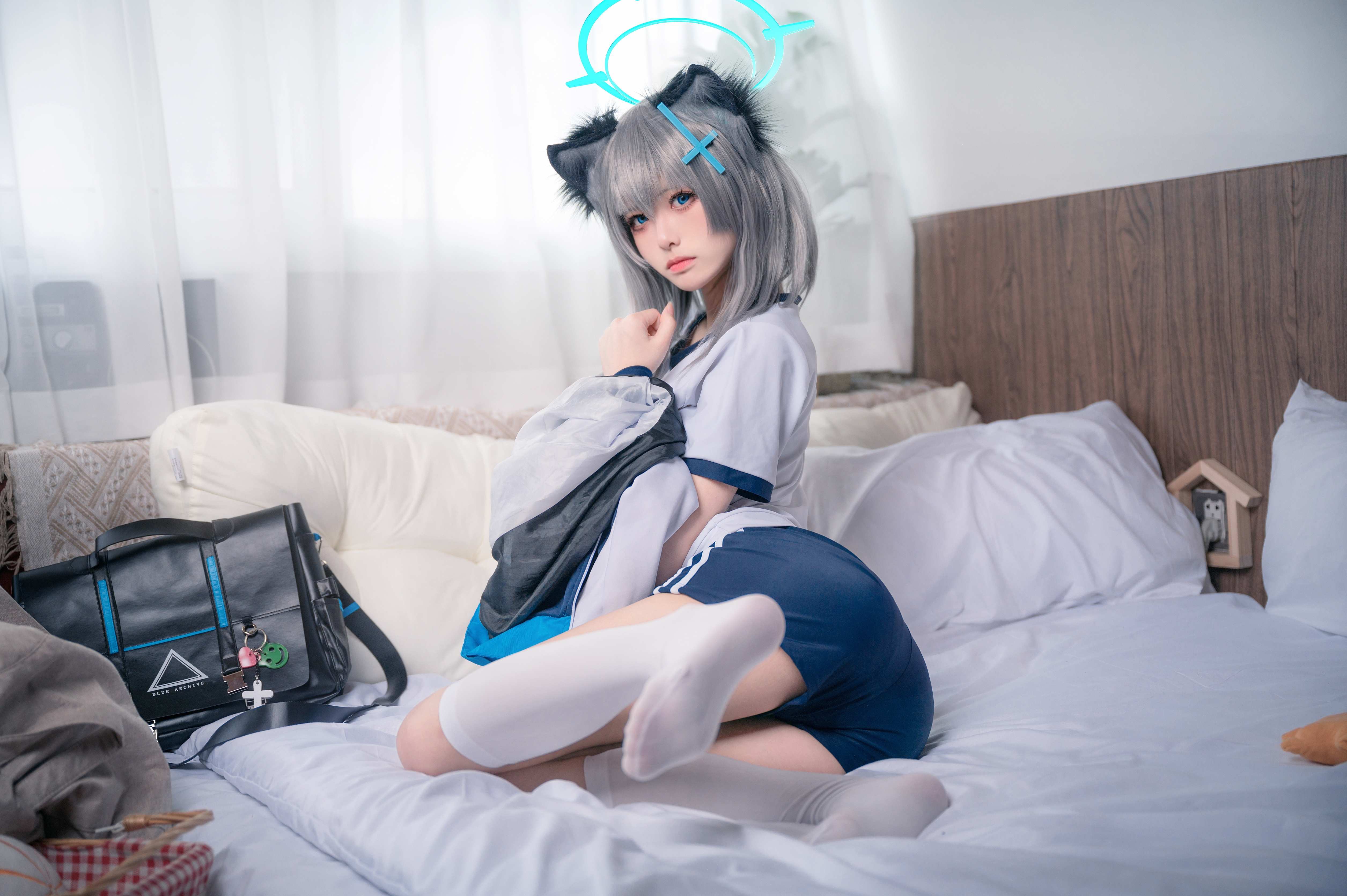 九柒喵 - 体操服白子 17P