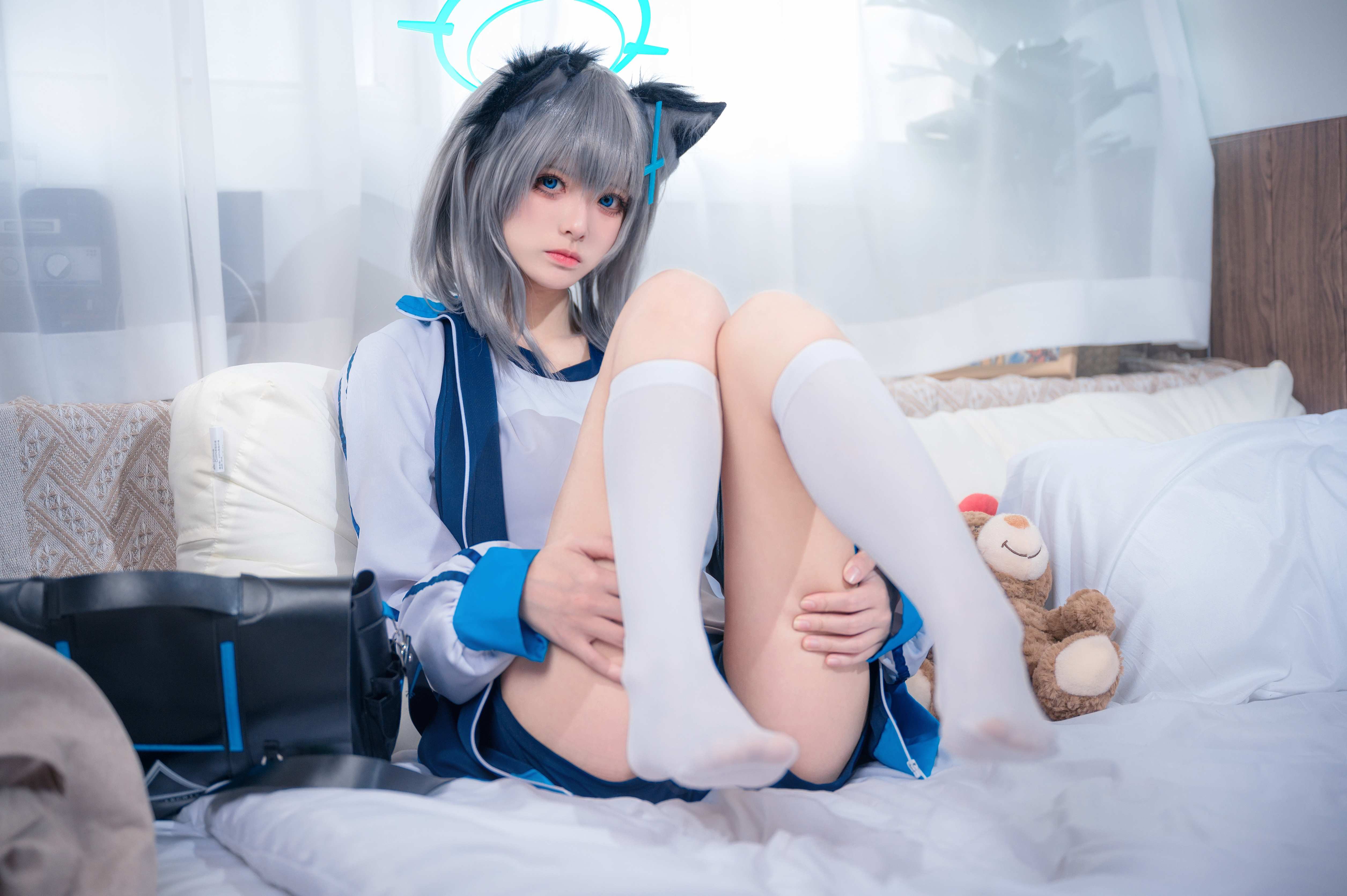 九柒喵 - 体操服白子 17P