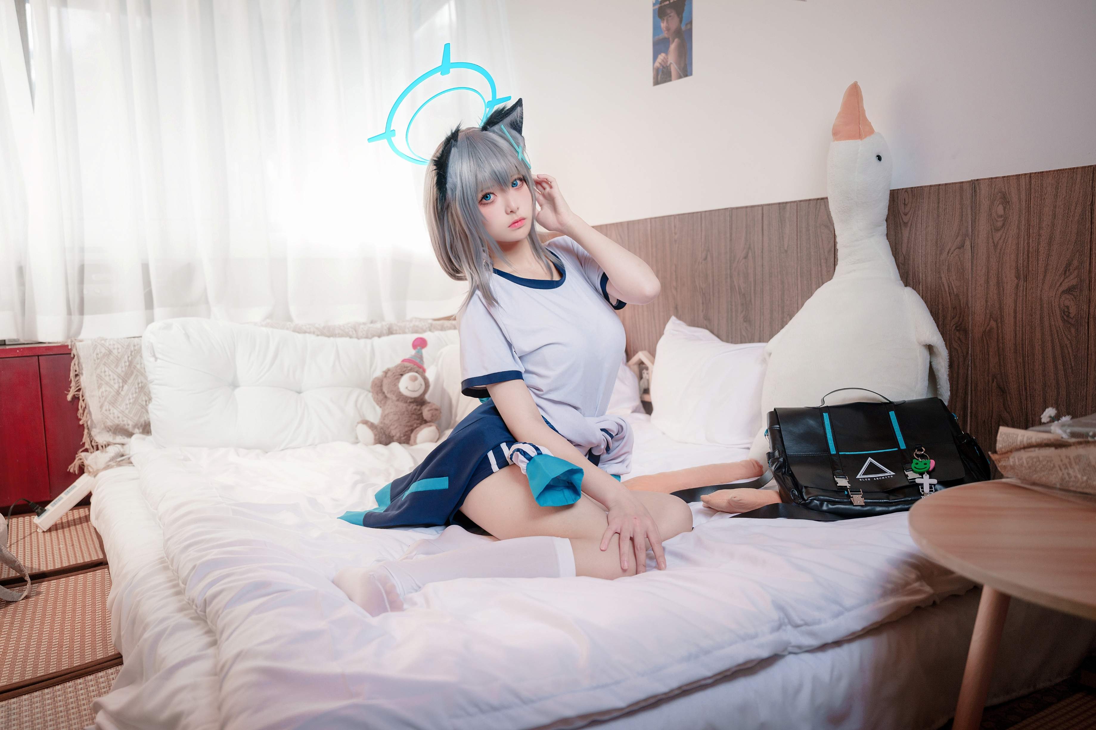 九柒喵 - 体操服白子 17P