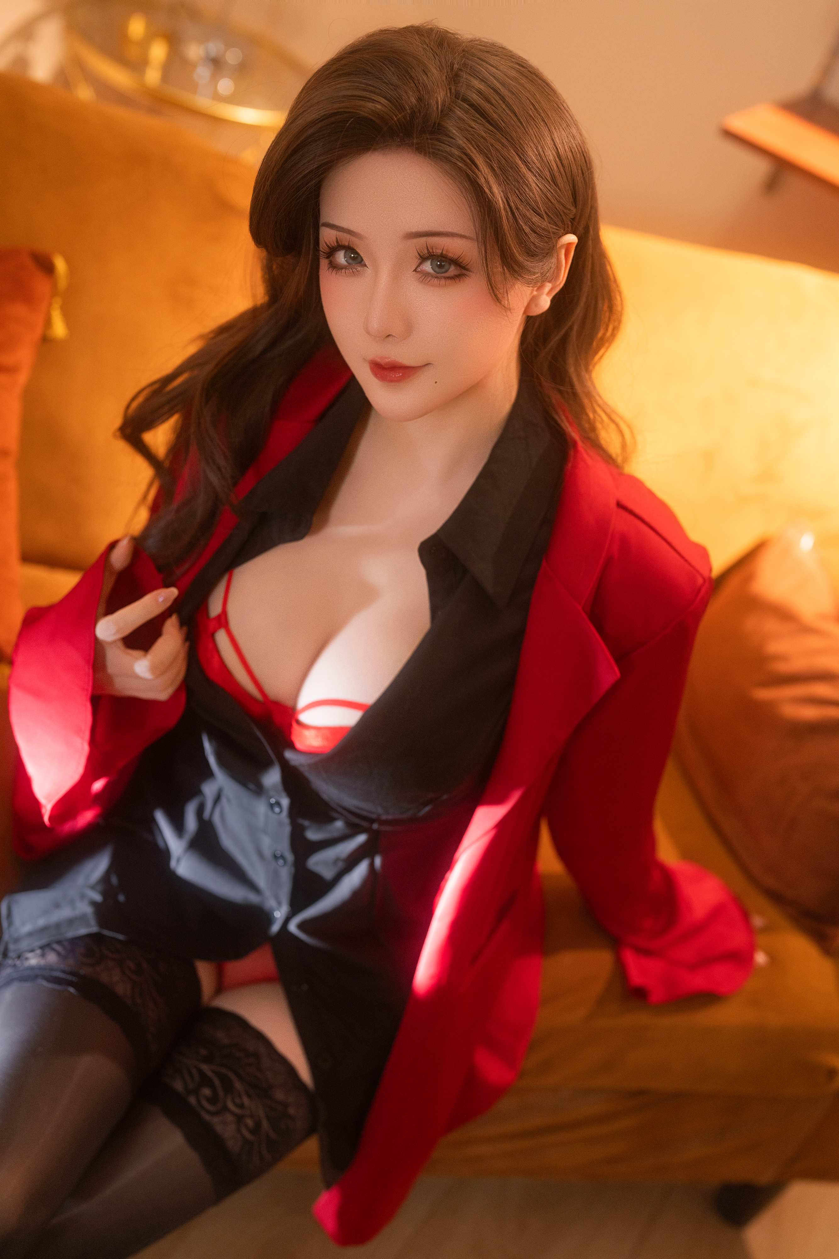 星之迟迟《训狗日记》黑丝高跟Cosplay写真