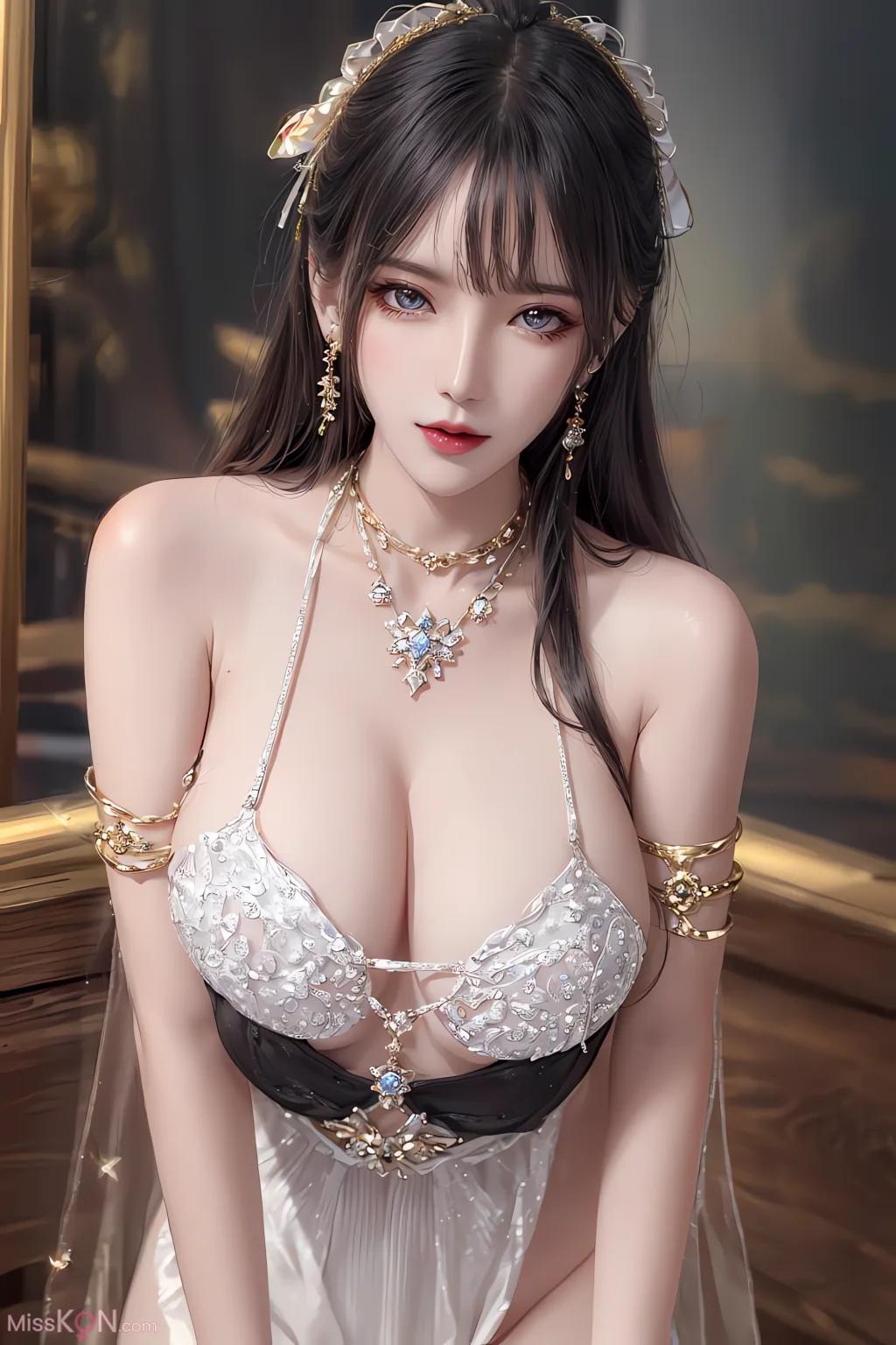 AI สร้างภาพ หญิงสาวสไตล์จีนโบราณ รุ่นที่ 11 (98 ภาพ)