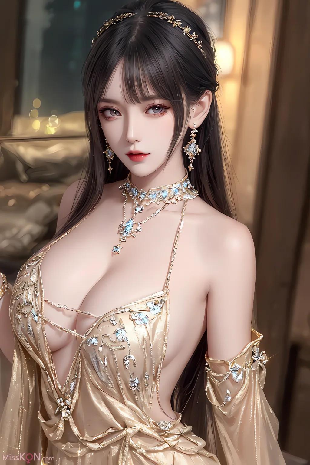 AI สร้างภาพ หญิงสาวสไตล์จีนโบราณ รุ่นที่ 11 (98 ภาพ)