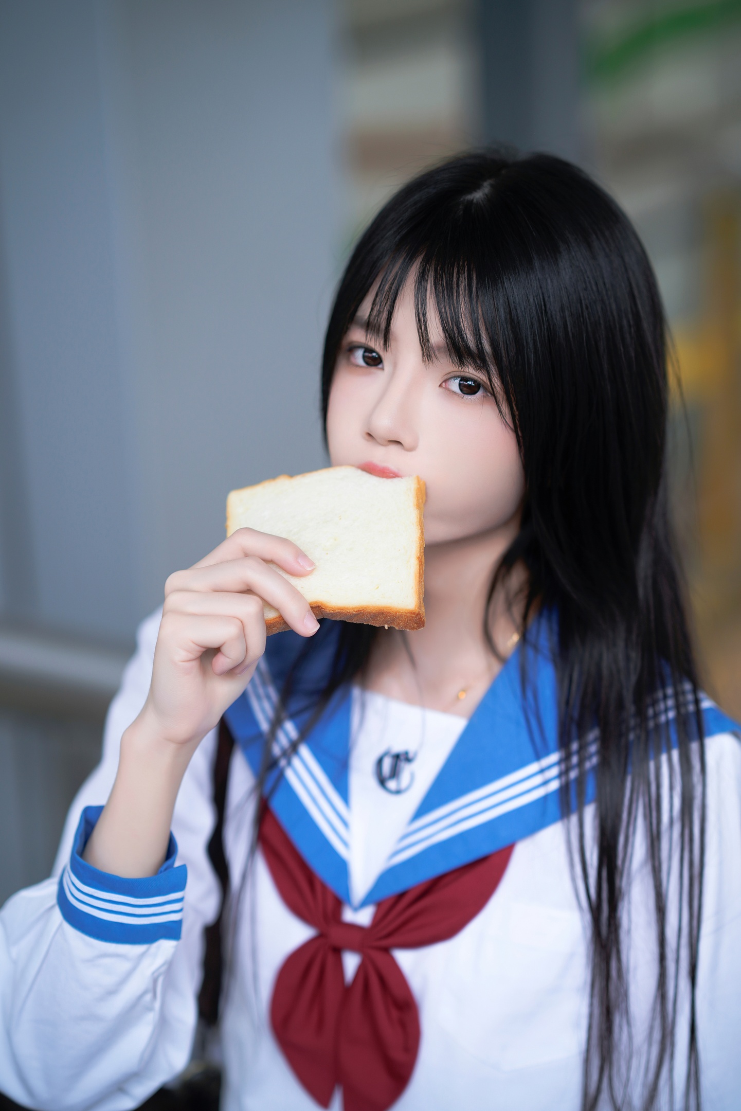桜桃喵 - 地铁JK制服 33P