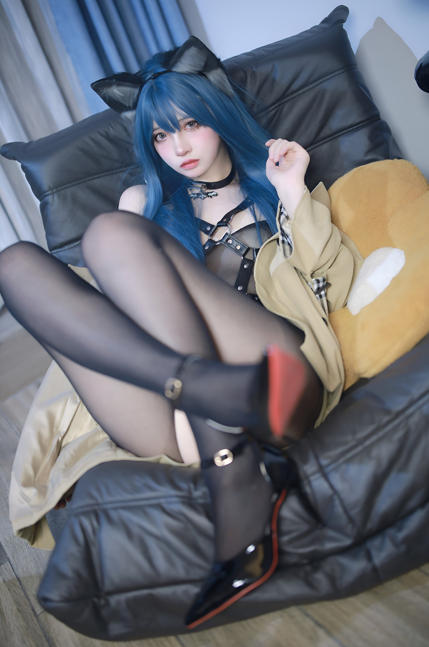 疯猫ss 猫耳黑丝 70P