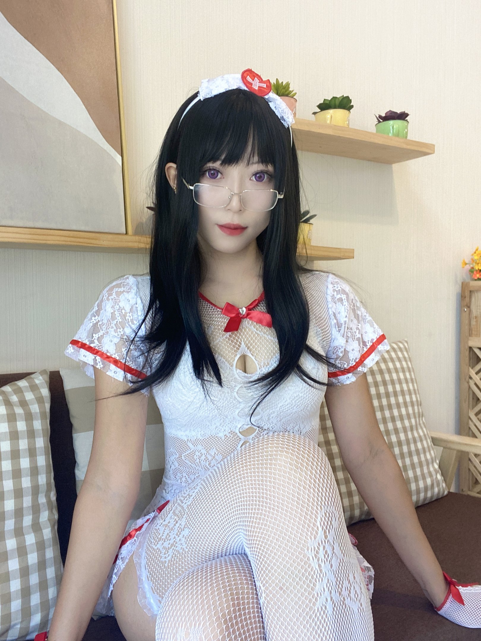 Money冷冷 - 蕾丝 护士 1V