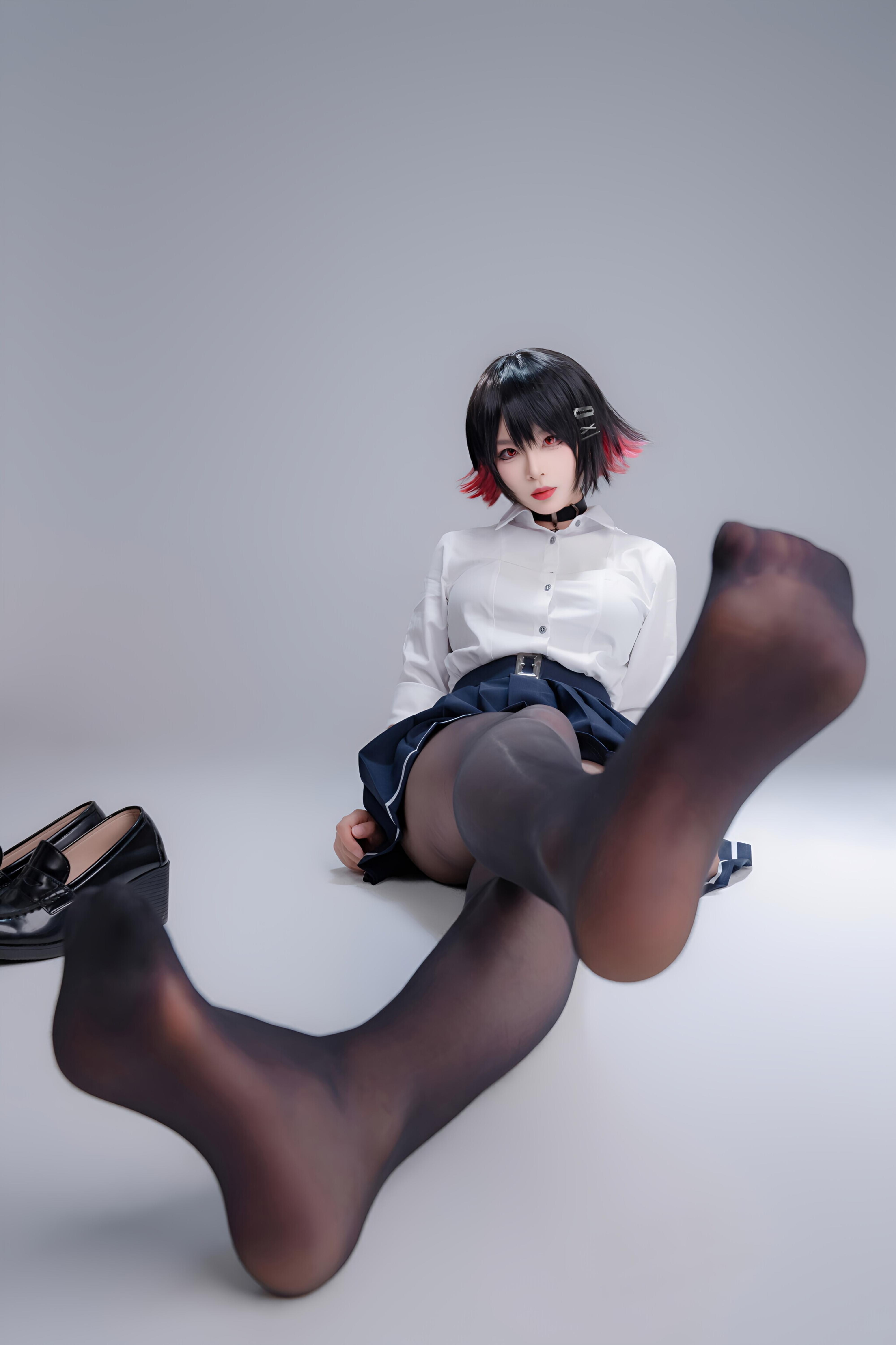 轩萧学姐 - 鲨鱼妹 JK制服 100P1V