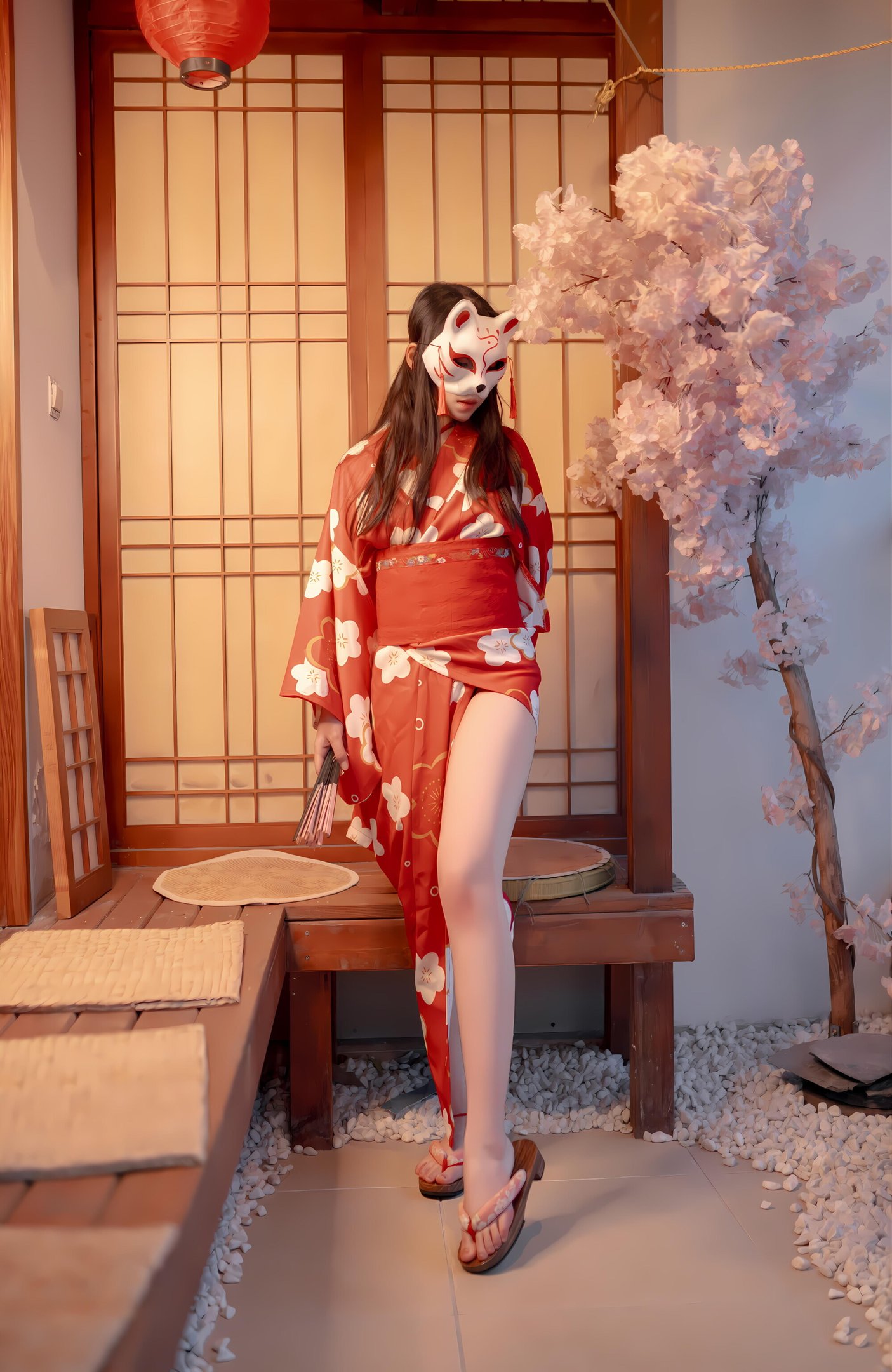 Bangni邦尼 - 和服束缚美腿写真 93P