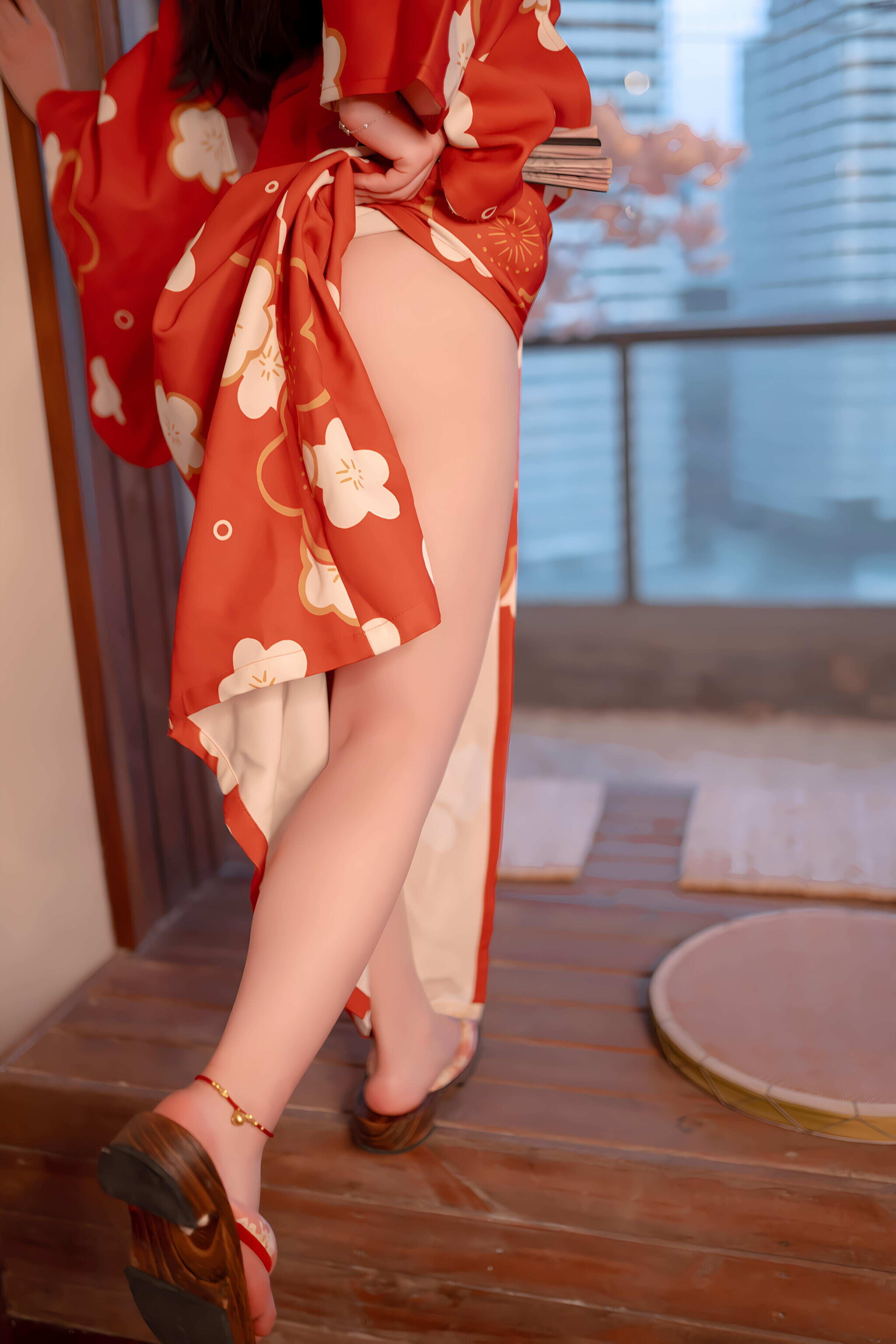 Bangni邦尼 - 和服束缚美腿写真 93P