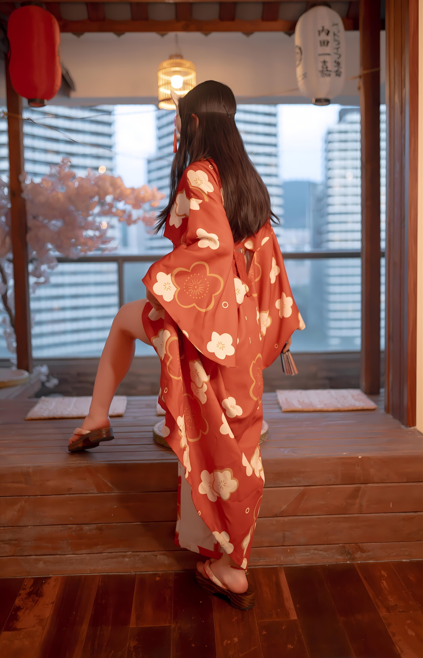 Bangni邦尼 - 和服束缚美腿写真 93P