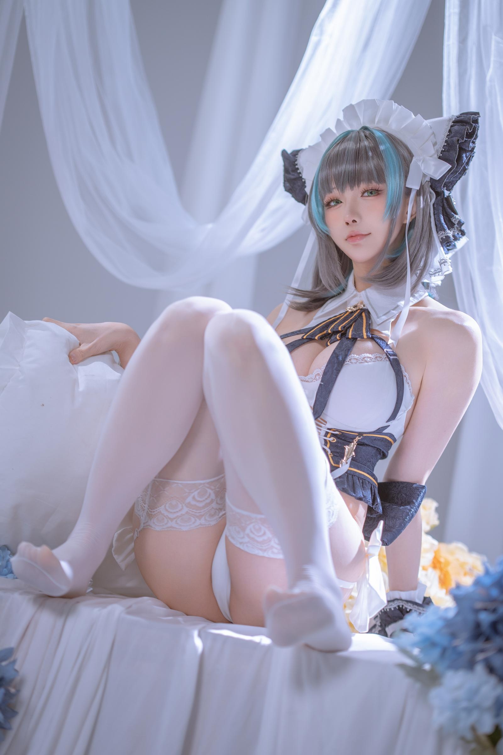 星之迟迟《碧蓝航线 柴郡》1V Cosplay写真