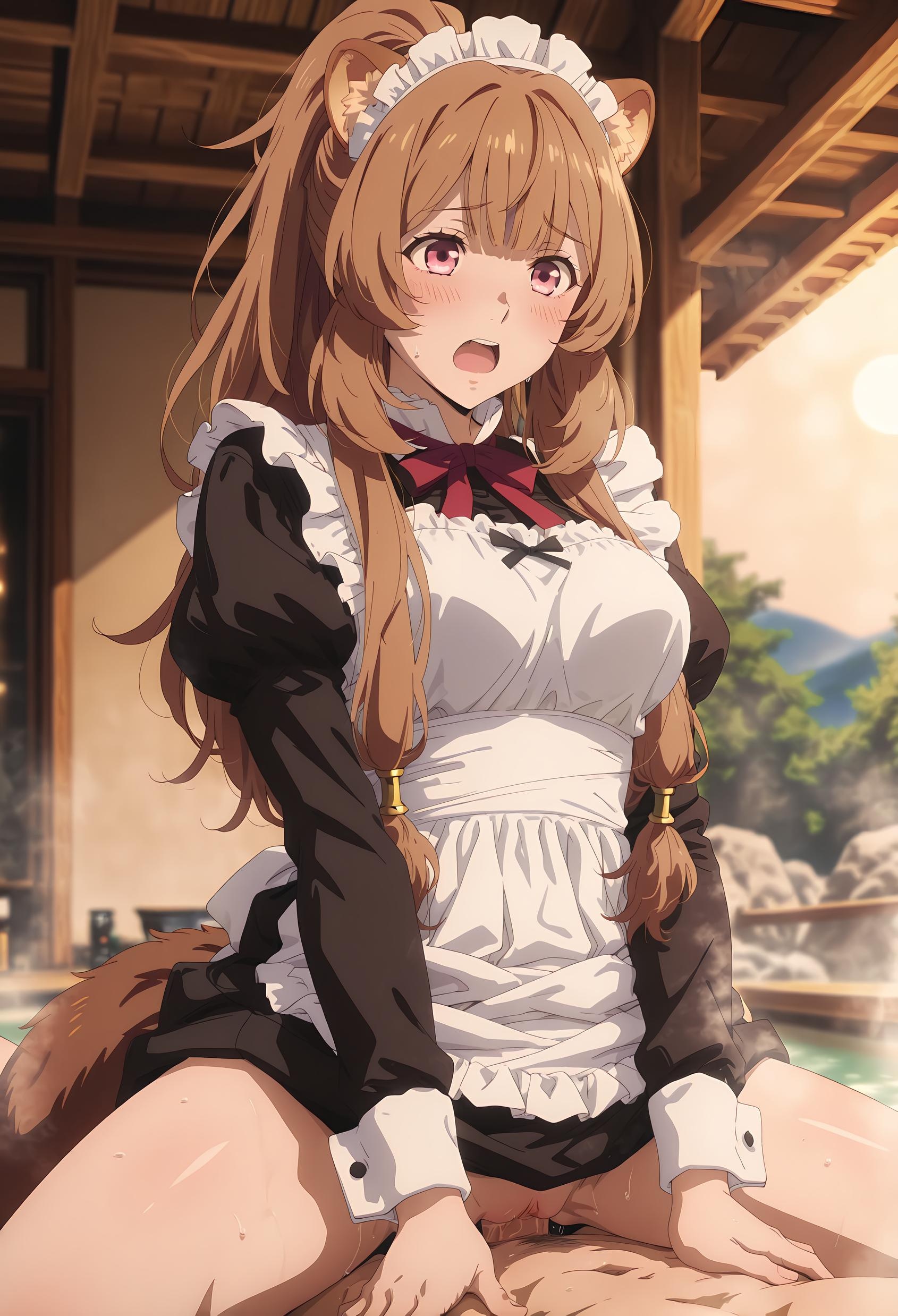 AI生成アニメ少女 - [2D] 拉芙塔莉雅 (盾の勇者の成り上がり) 茶髪獣耳巨乳奴隷少女 黒スト開脚尾巴絡み肉感無修正 189P