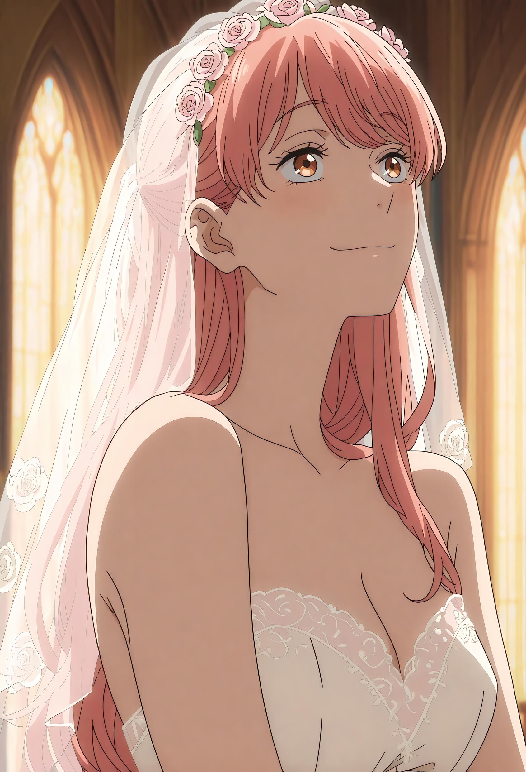 AI Generated Anime Girl - [2D] 桃濑成海 Narumi Momose (Wotakoi) 黑发校服少女 黑丝开档 娇喘肉感无修正 37P
