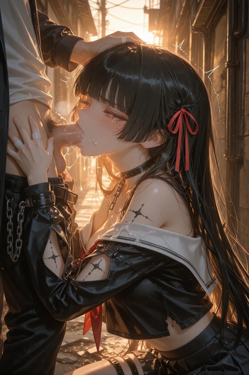 AI Generated Anime Girl - [2D] 朽叶千咲Chisa2：Celistria棕色长发巨乳多角色 学生护士女仆兔郎透明薄纱 裸围裙开档诱惑 155P