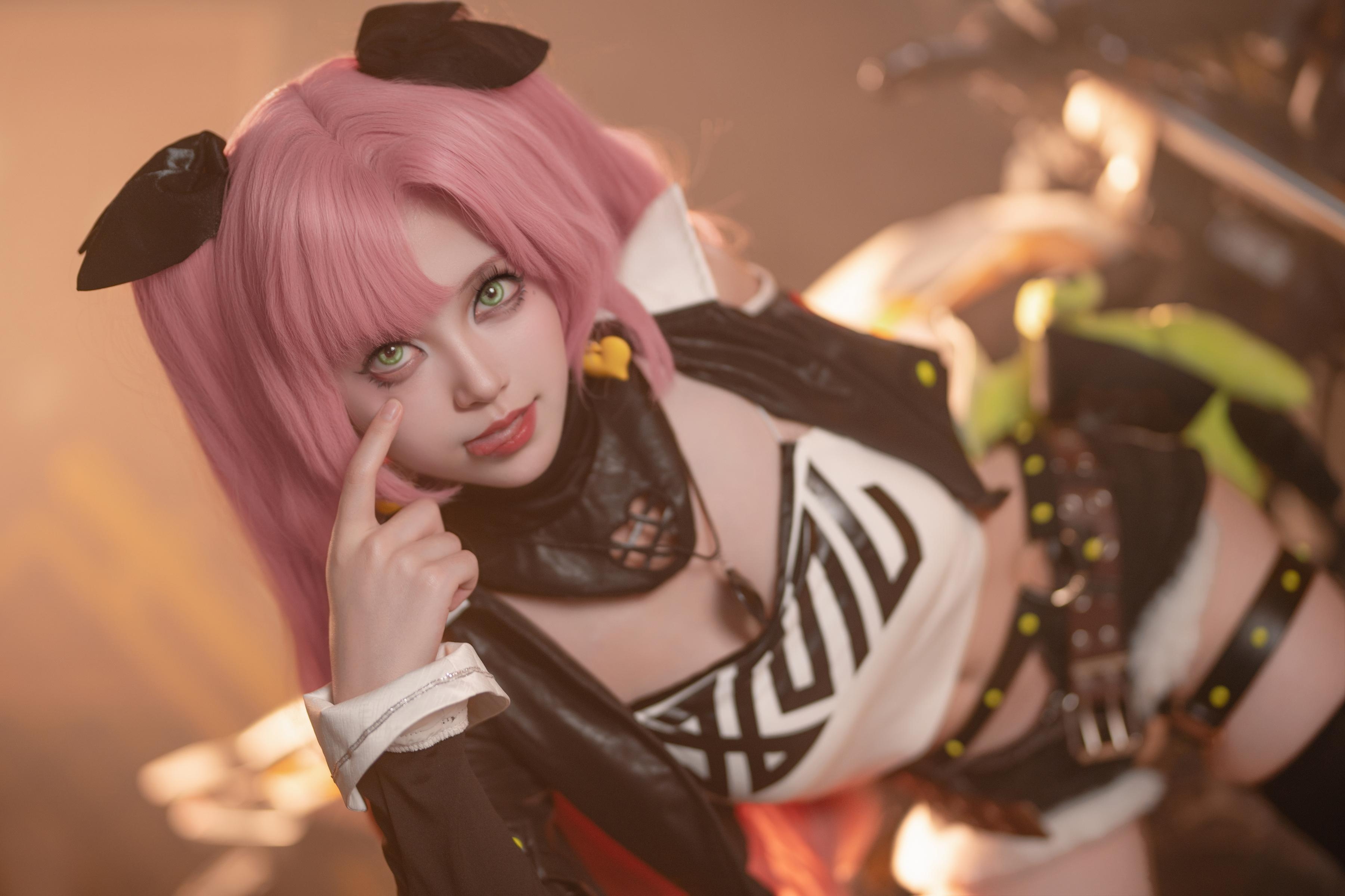 [cosplay] Bangni邦尼 - [真人写实] cos 妮可·罗宾：考古学家御姐长腿黑丝撕裂衬衫 巨乳湿身透视极致堕落无修正调教 77P