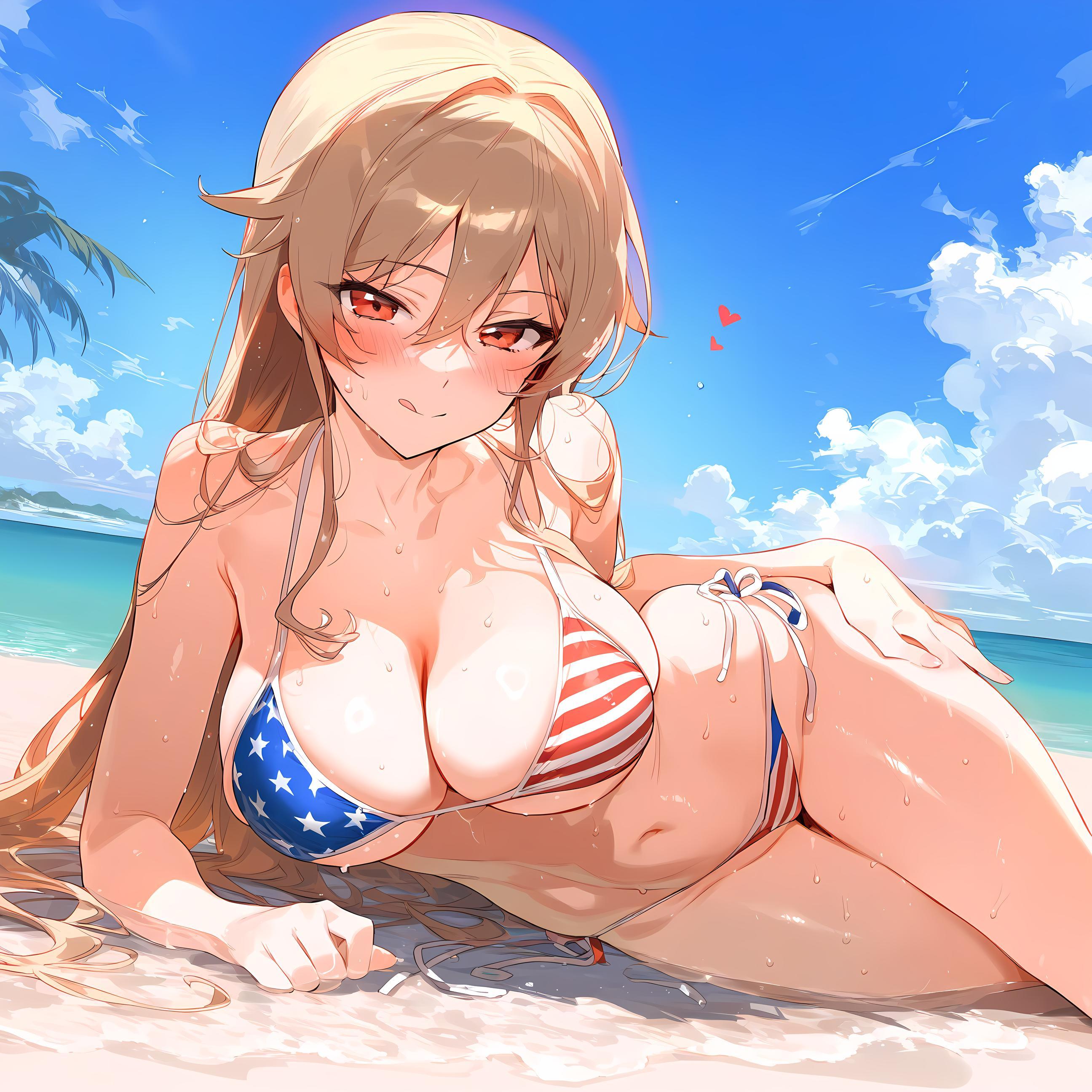 AI Generated Anime Girl - Furen：粉色长发巨乳多角色 学生护士女仆兔郎体操服皮衣透明裸围裙 开档诱惑 75P