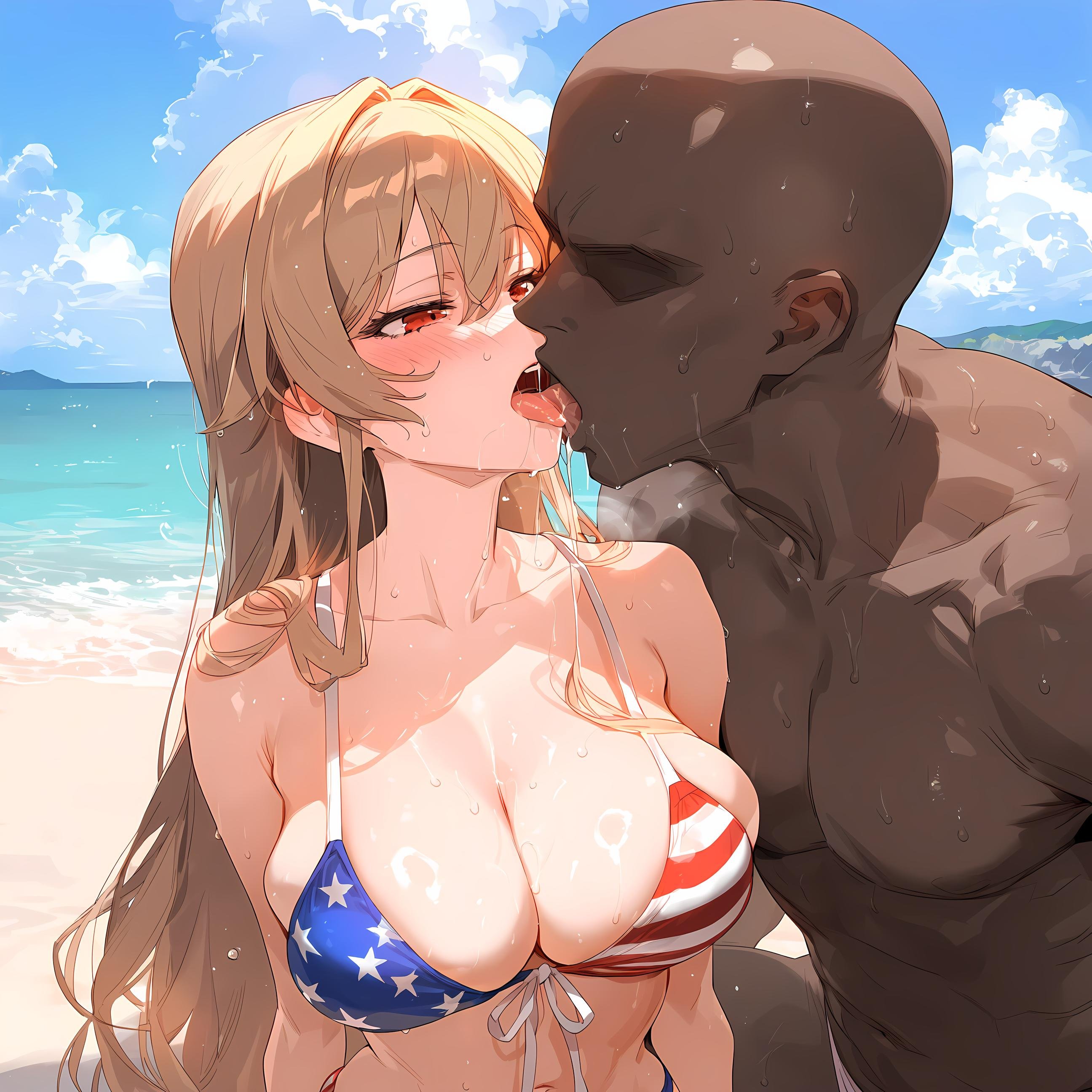 AI Generated Anime Girl - Furen：粉色长发巨乳多角色 学生护士女仆兔郎体操服皮衣透明裸围裙 开档诱惑 75P