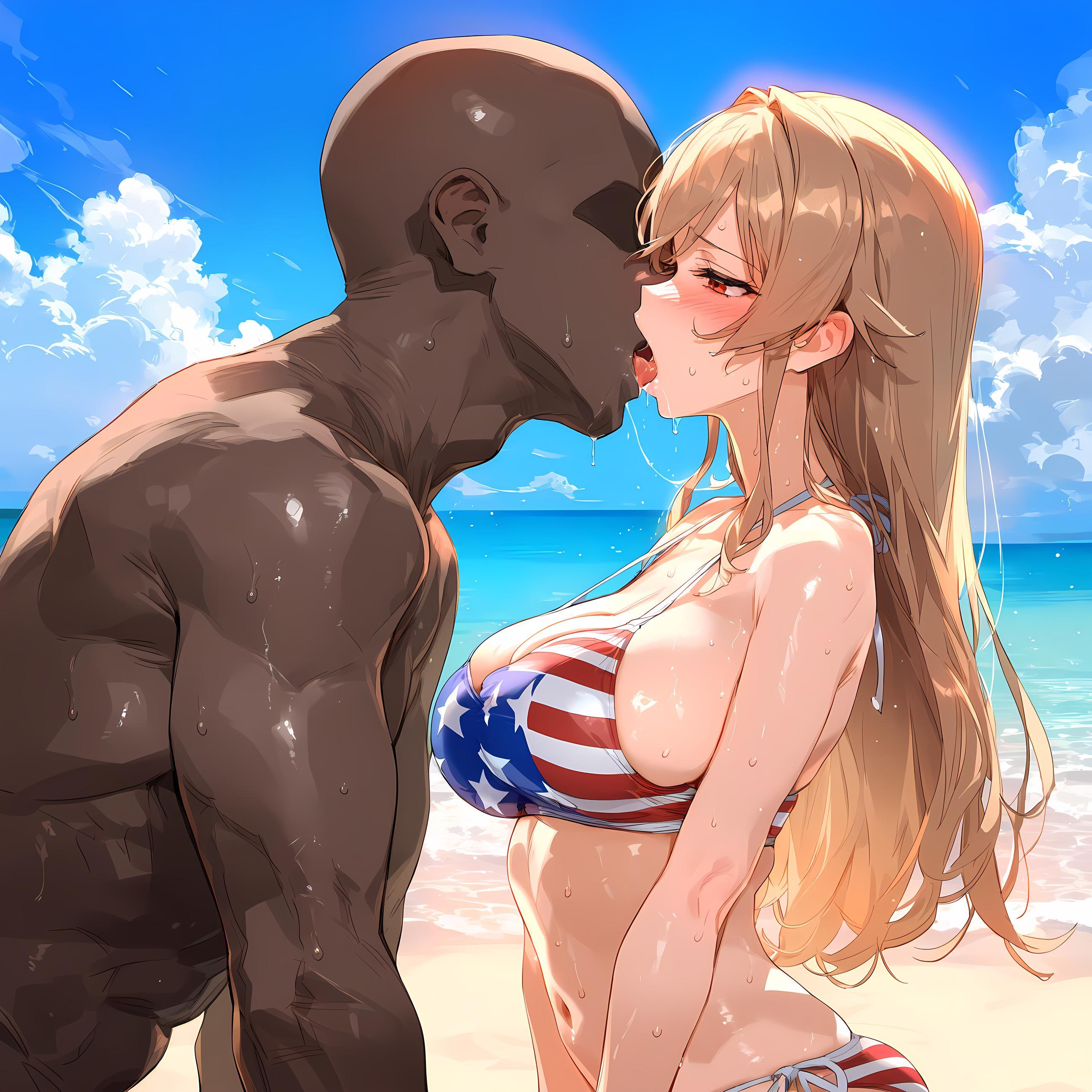 AI Generated Anime Girl - Furen：粉色长发巨乳多角色 学生护士女仆兔郎体操服皮衣透明裸围裙 开档诱惑 75P