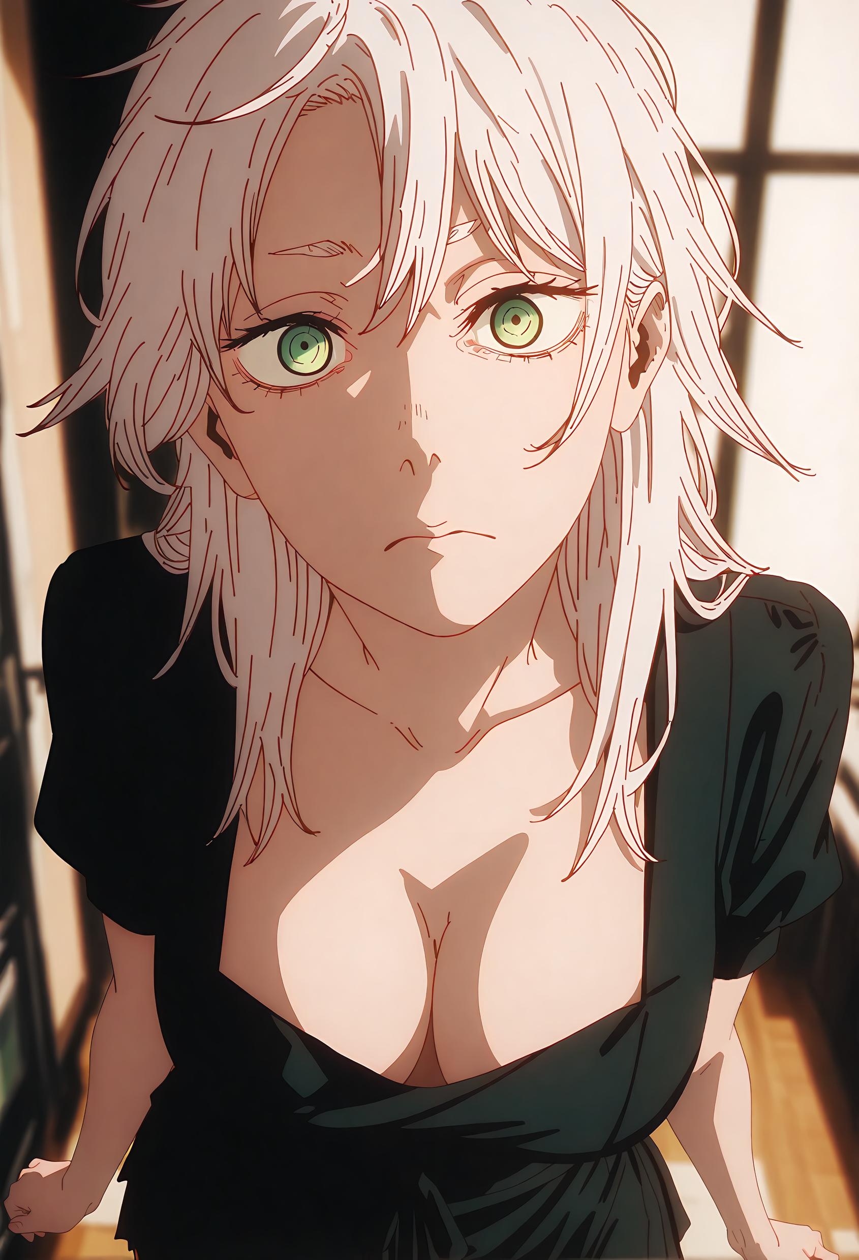 AI Generated Anime Girl - Fami：电锯人恶魔少女 白皙肌肤下翘臀展现性感身材 71P