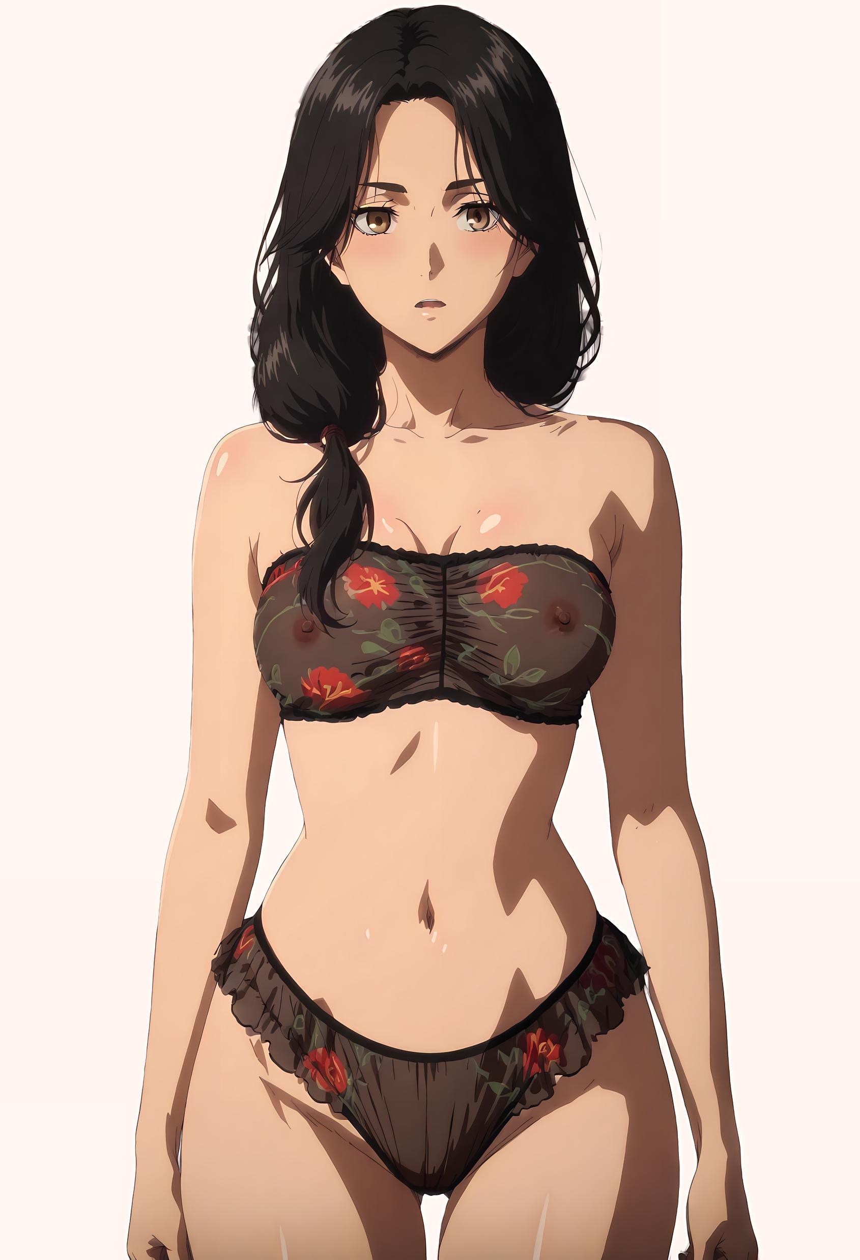 AI Generated Anime Girl - 卡尔菈：进击之巨人的温柔母亲 性感诱惑下美胸完美曲线展现极致诱惑 32P