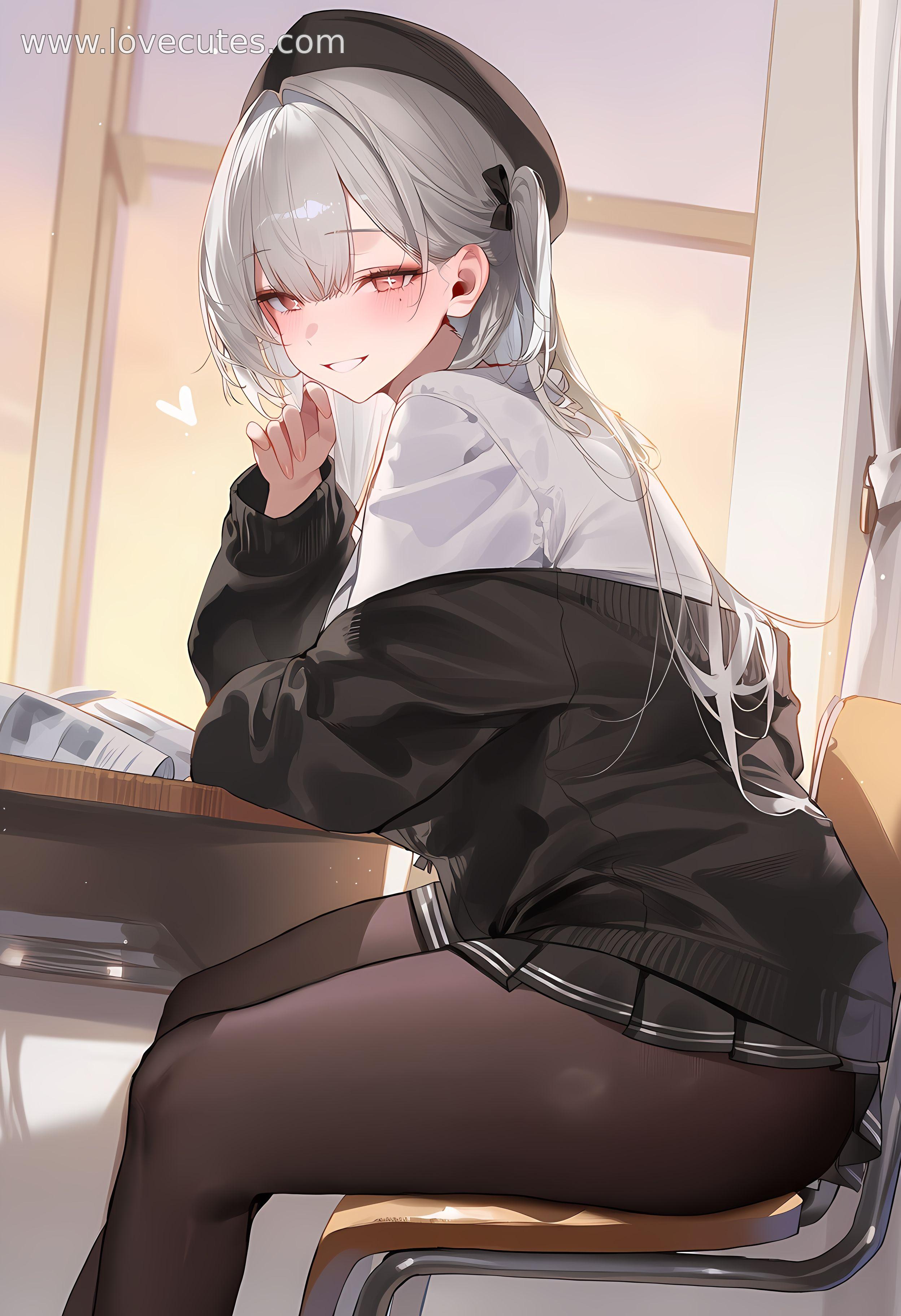 AI Generated Anime Girl - 斯库拉：明日方舟深海少女 湿身白虎下撩人姿势展现极致诱惑 386P