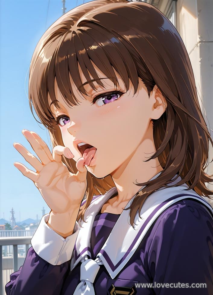 AI Generated Anime Girl - 苇月伊织：白虎湿身少女 挑逗眼神下撩人姿势展现极致诱惑 107P