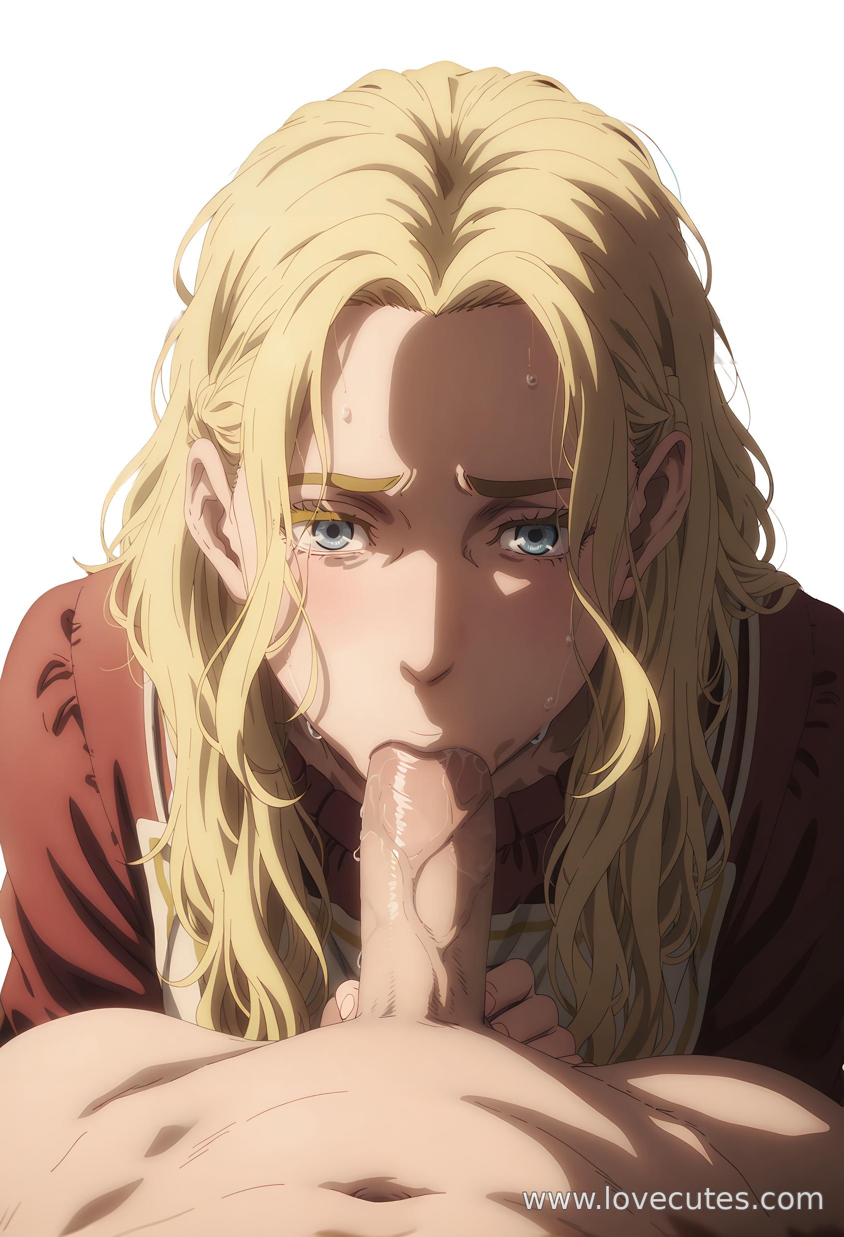 AI Generated Anime Girl - 阿尔涅斯：冰海战记白皙肌肤 撩人坐姿下翘臀展现极致性感曲线 54P