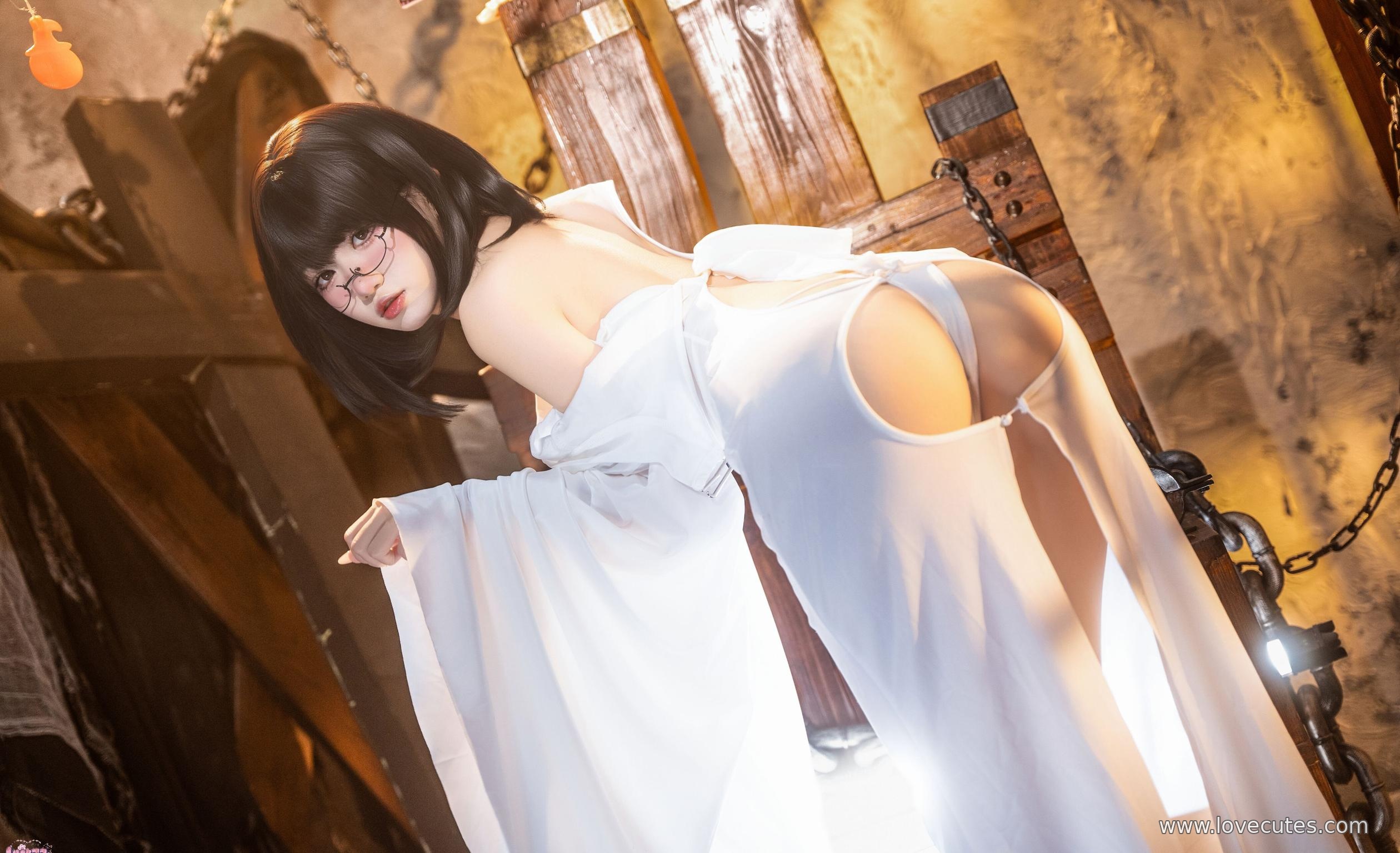 [cosplay] 柒柒不可爱 - 幽灵娘：灵异氛围的主题写真 妆造与场景更突出 画面感强 87P