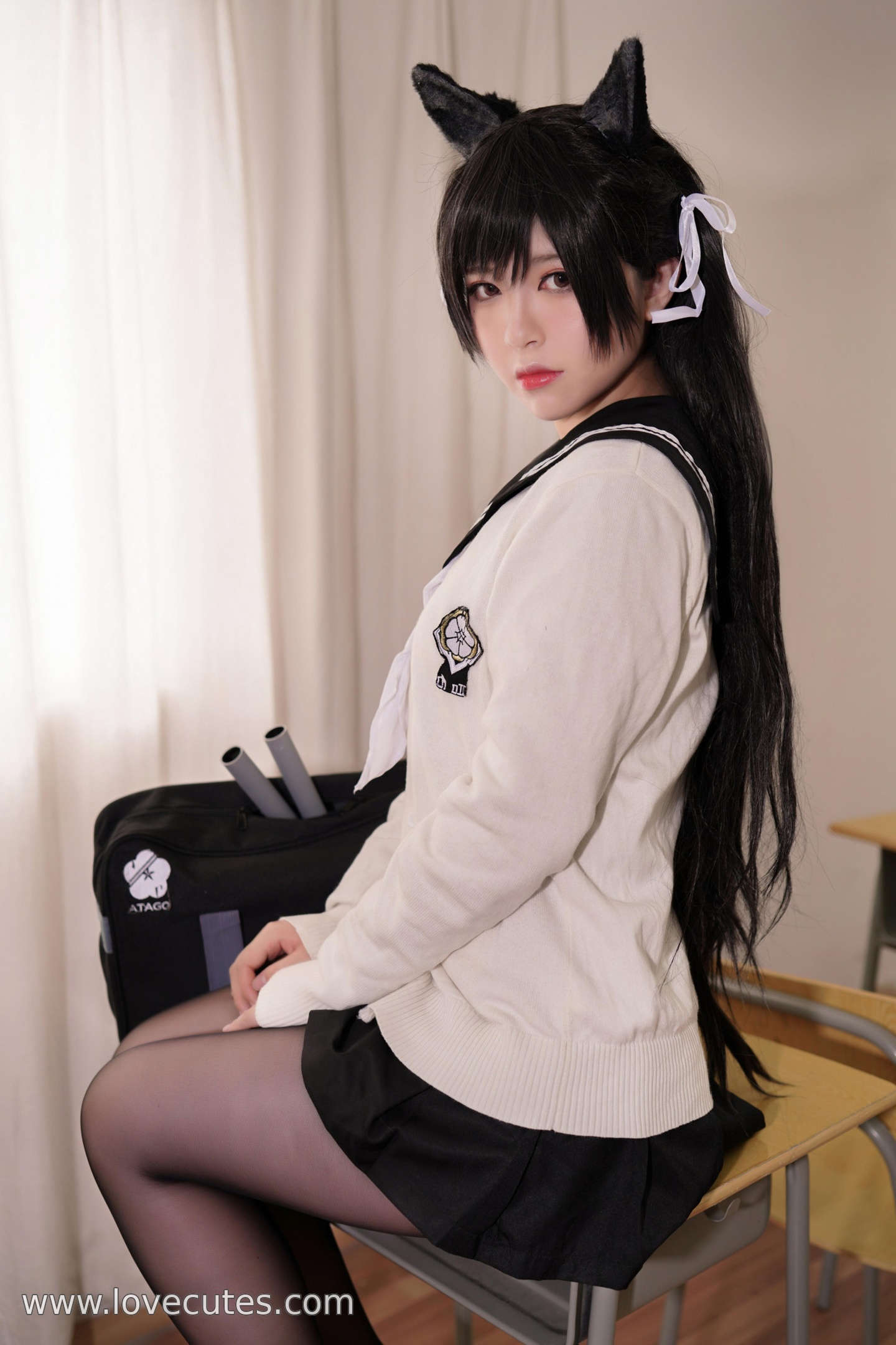 半半子 爱宕学园幻想曲 Cosplay 25P