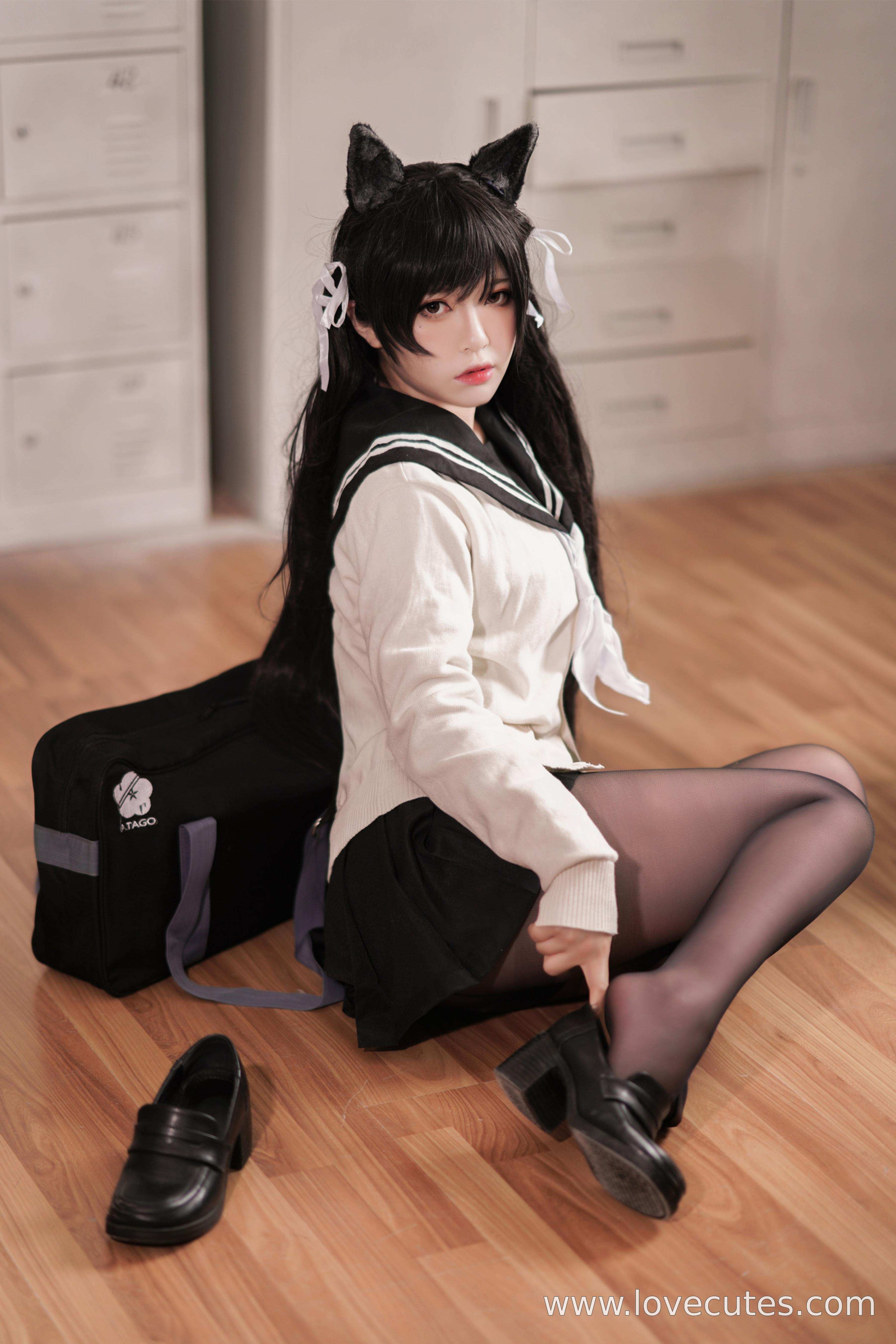 半半子 爱宕学园幻想曲 Cosplay 25P