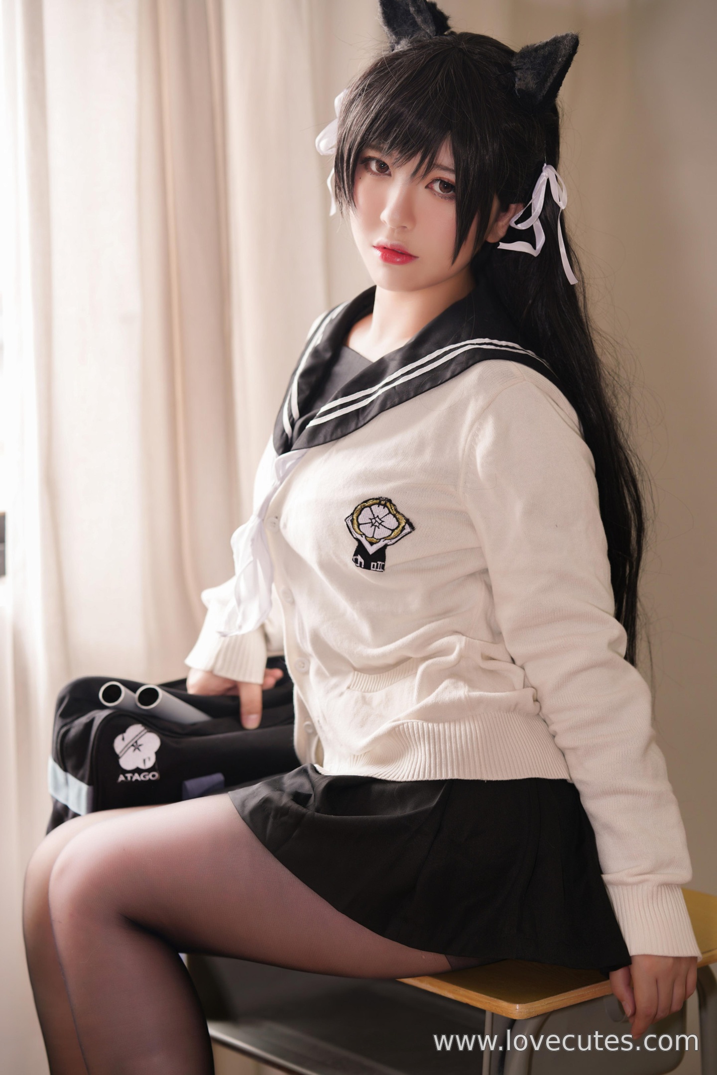半半子 爱宕学园幻想曲 Cosplay 25P