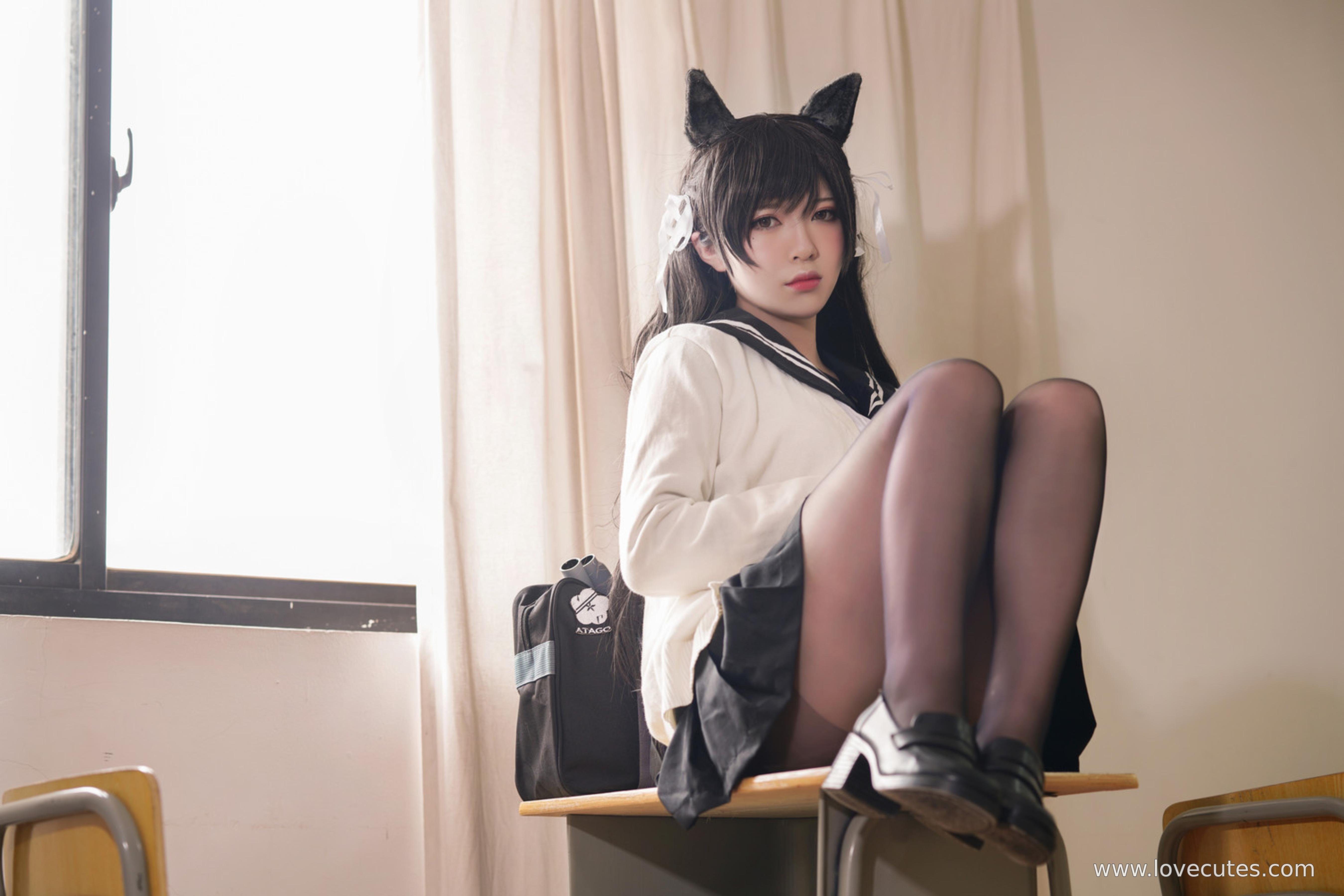 半半子 爱宕学园幻想曲 Cosplay 25P