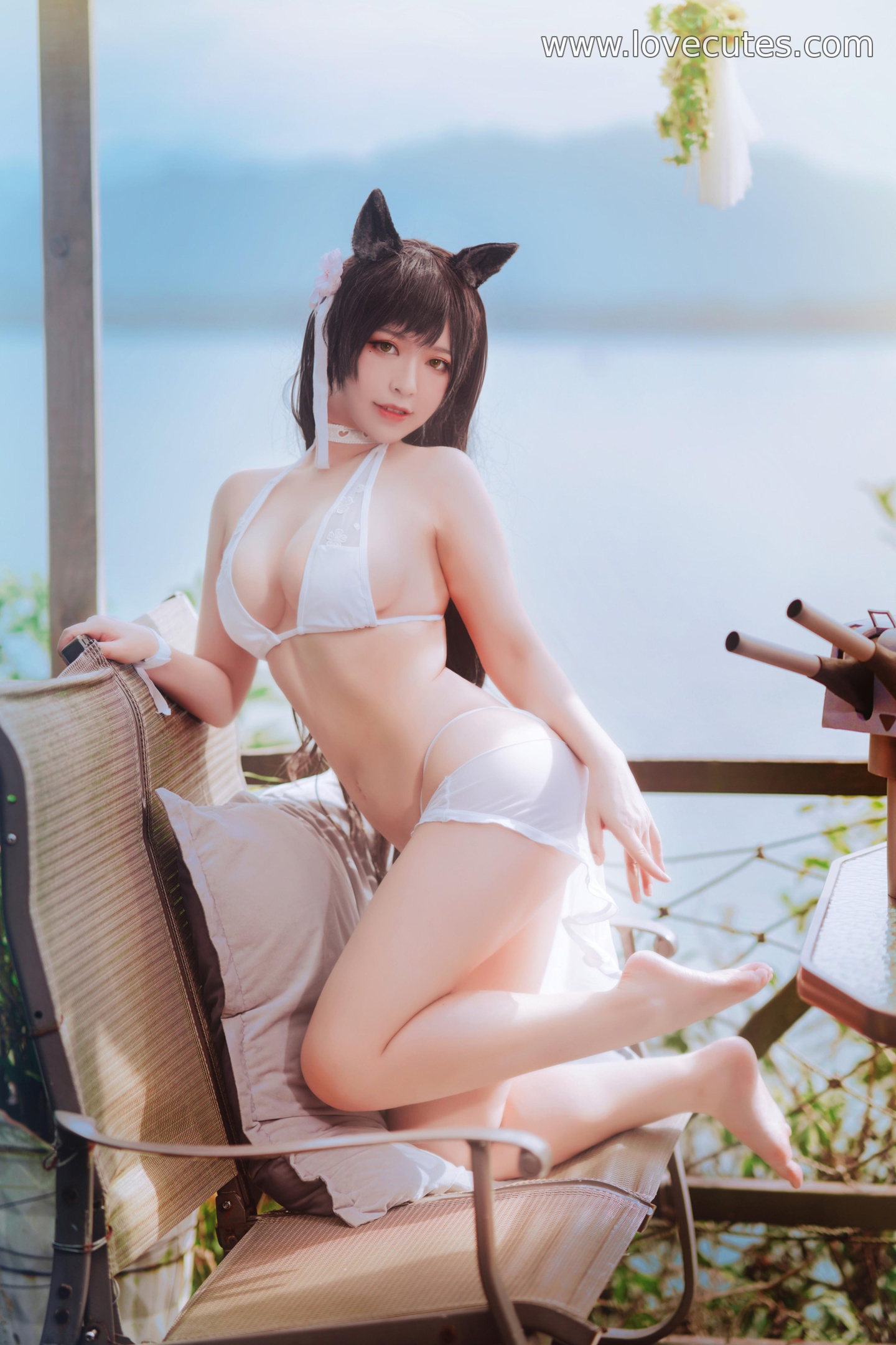 半半子 爱宕盛夏进行曲 Cosplay 27P