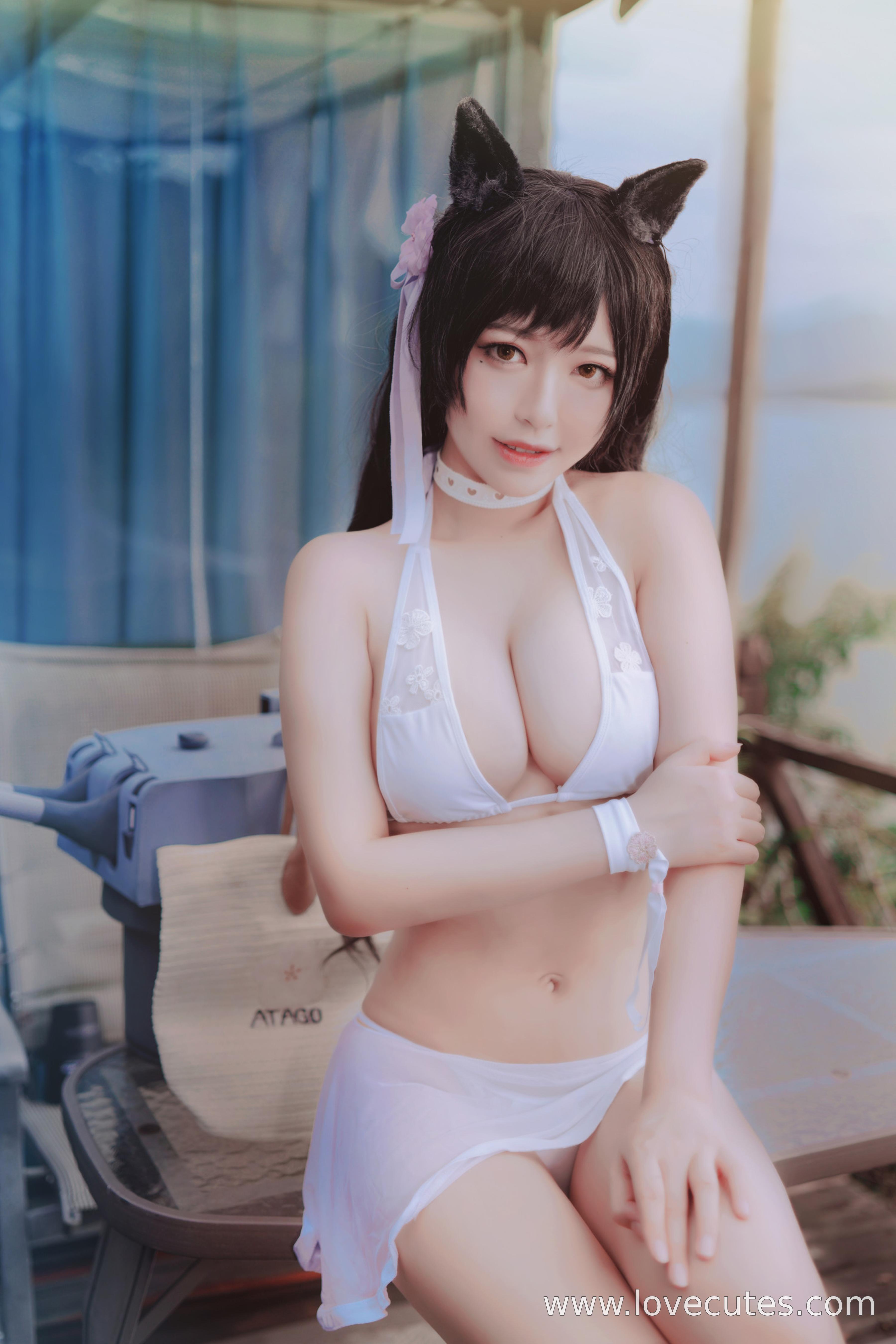 半半子 爱宕盛夏进行曲 Cosplay 27P