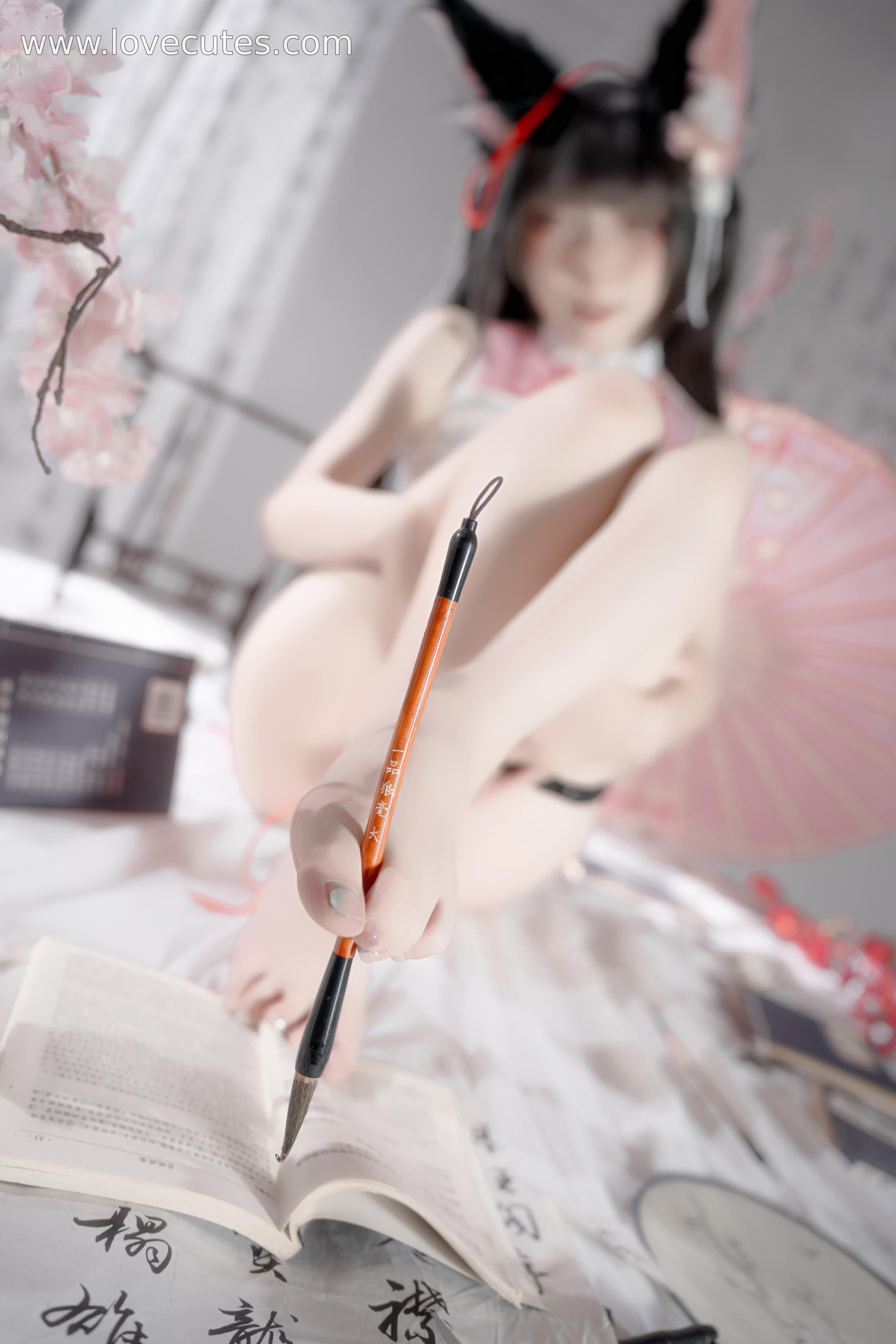 [写真] 纸悦Etsu_ko - 真愛特寫：古裝白紗的柔光氛圍，玉足特寫引人注目，美腿線條更是出彩 31P