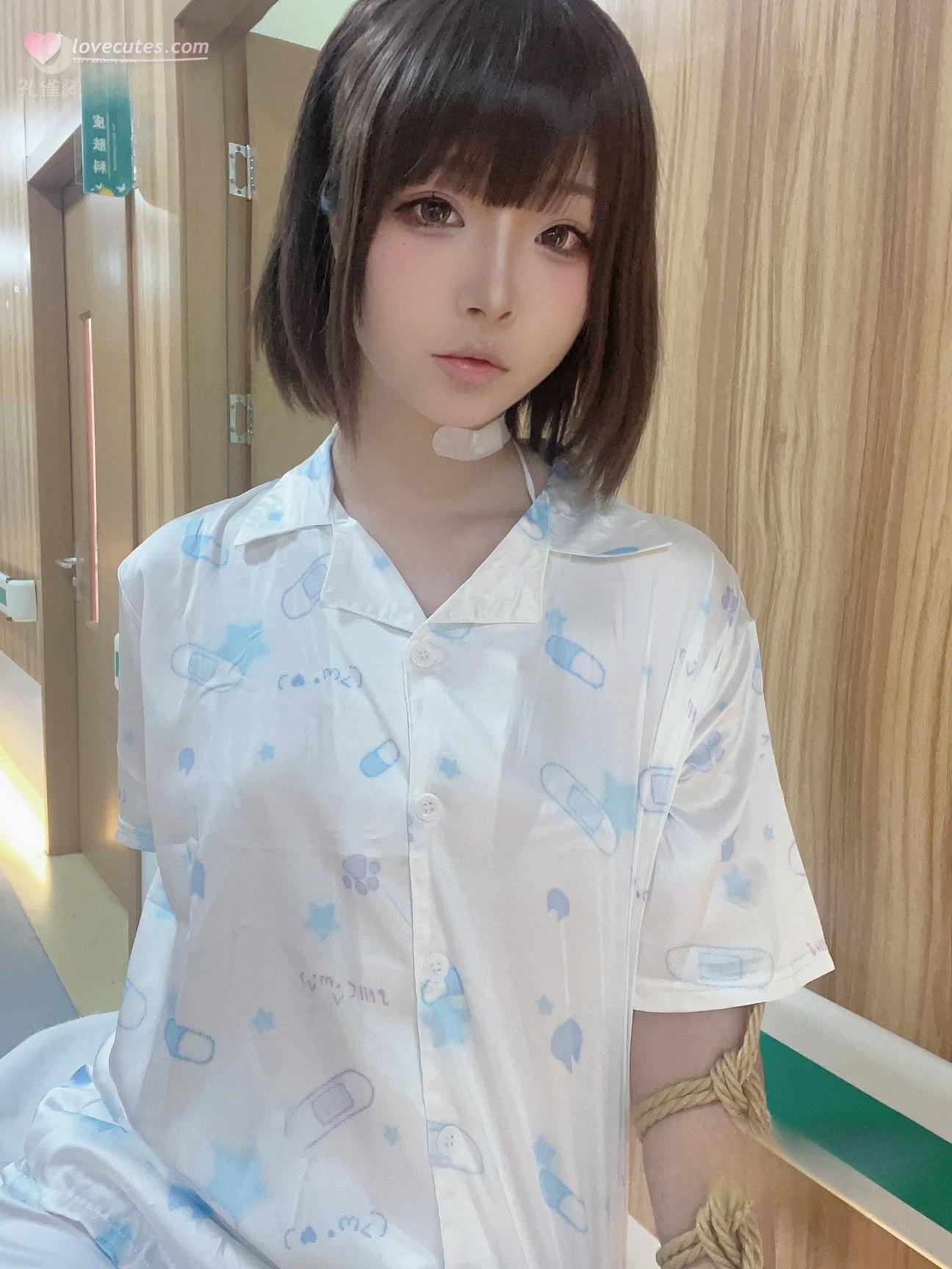 [私房] yuuhui玉汇 - บทละครในห้องผู้ป่วย: อารมณ์ของฉากเตียงในโรงพยาบาลที่เข้มข้นขึ้น พร้อมความรู้สึกขัดแย้งที่มีองค์ประกอบการผูกมัด 37P2V