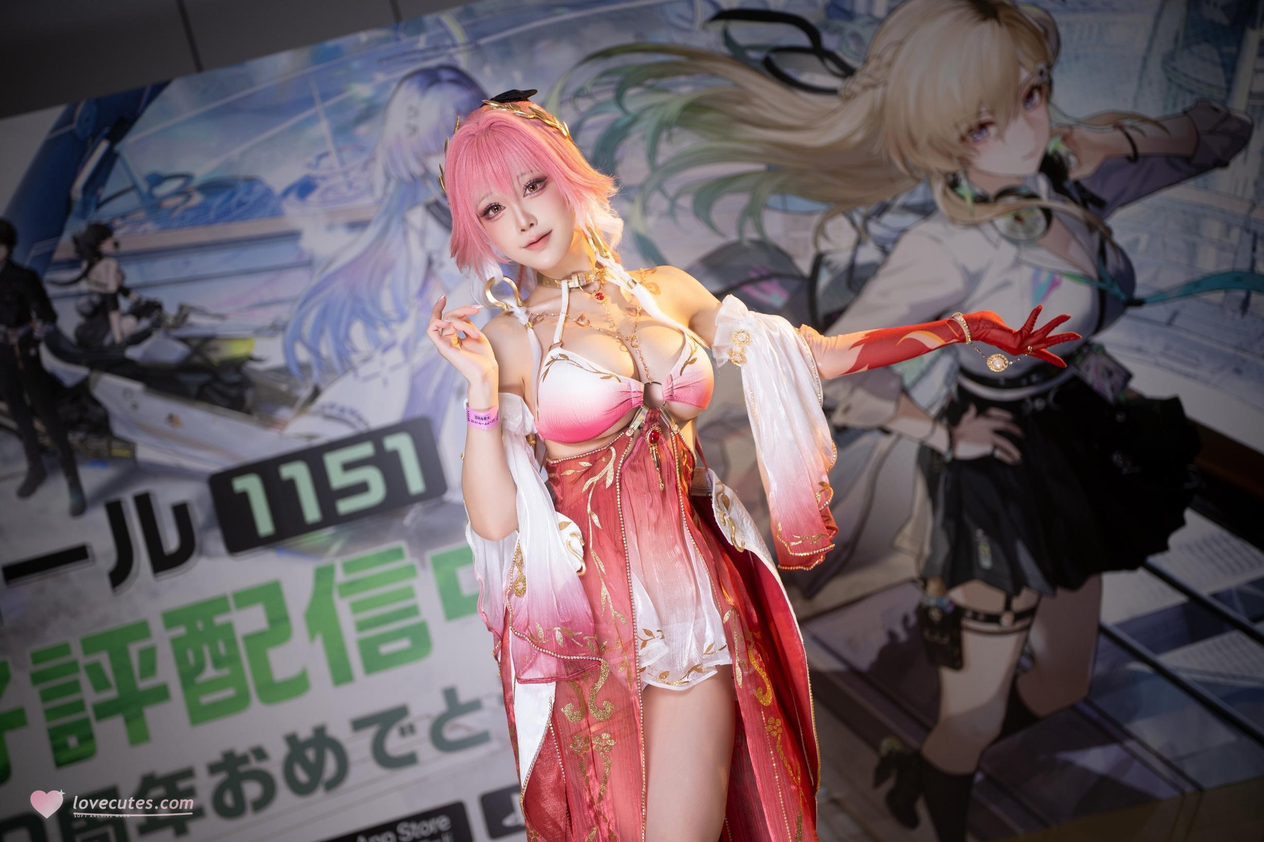 [cosplay] 水淼Aqua - 鸣潮长离C107场照：展会实拍氛围很有现场感 角色气场在线 29P