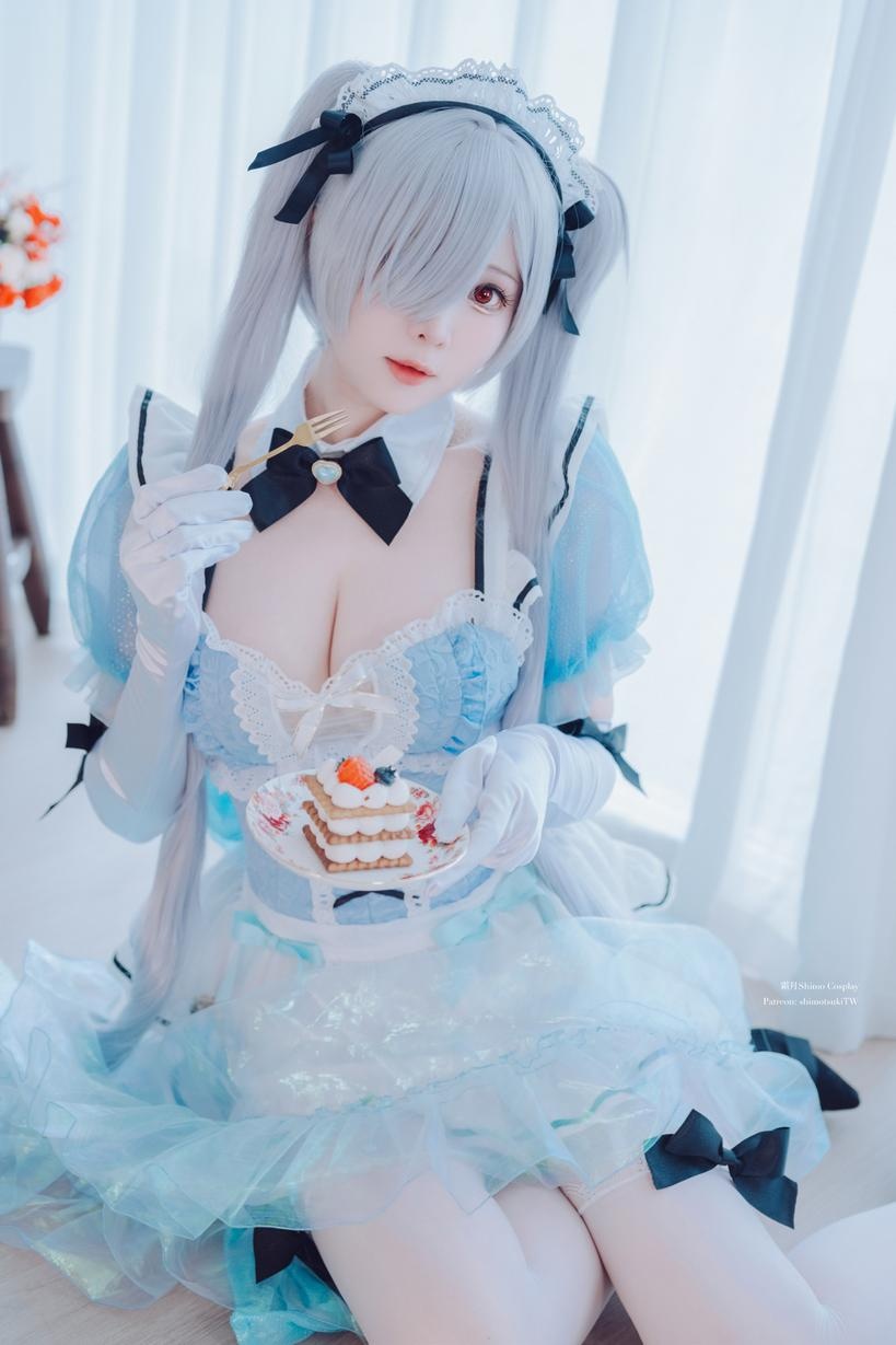 [cosplay] 霜月shimo - NIKKE灰姑娘女仆装VOL.2：白丝高跟鞋质感很在线 白嫩氛围配美乳曲线 甜辣女仆气场拉满 33P