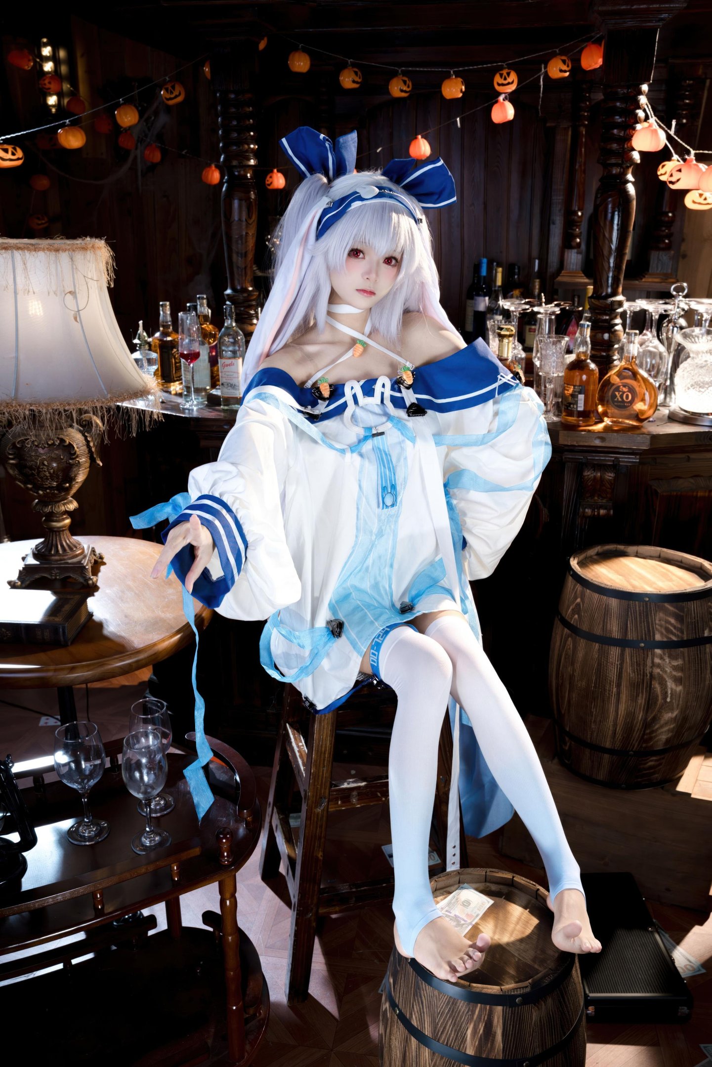 [cosplay] 九柒喵 - 拉菲II：角色还原度在线 白丝与玉足细节很抓眼的少女系cos 46P