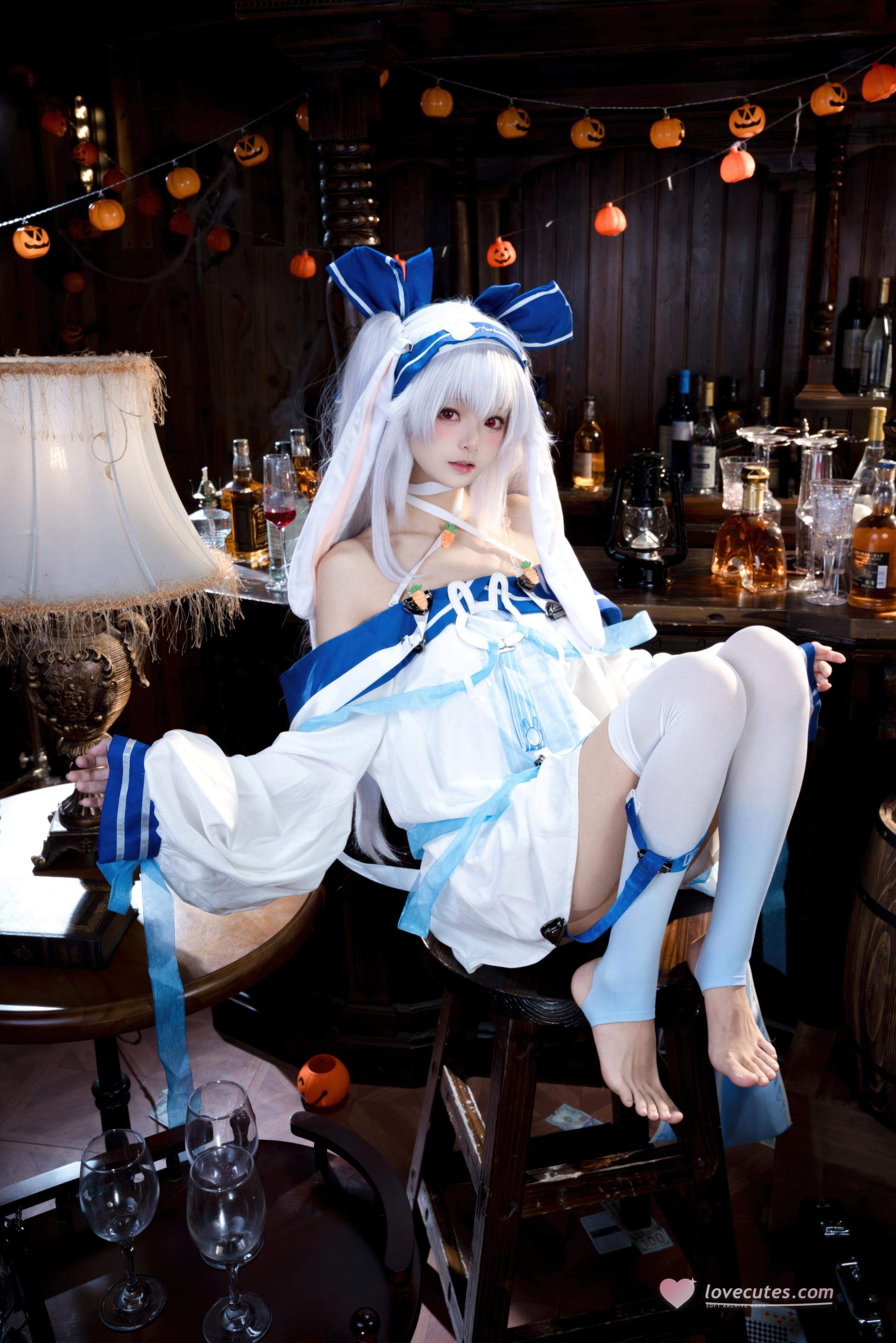 [cosplay] 九柒喵 - 拉菲II：角色还原度在线 白丝与玉足细节很抓眼的少女系cos 46P