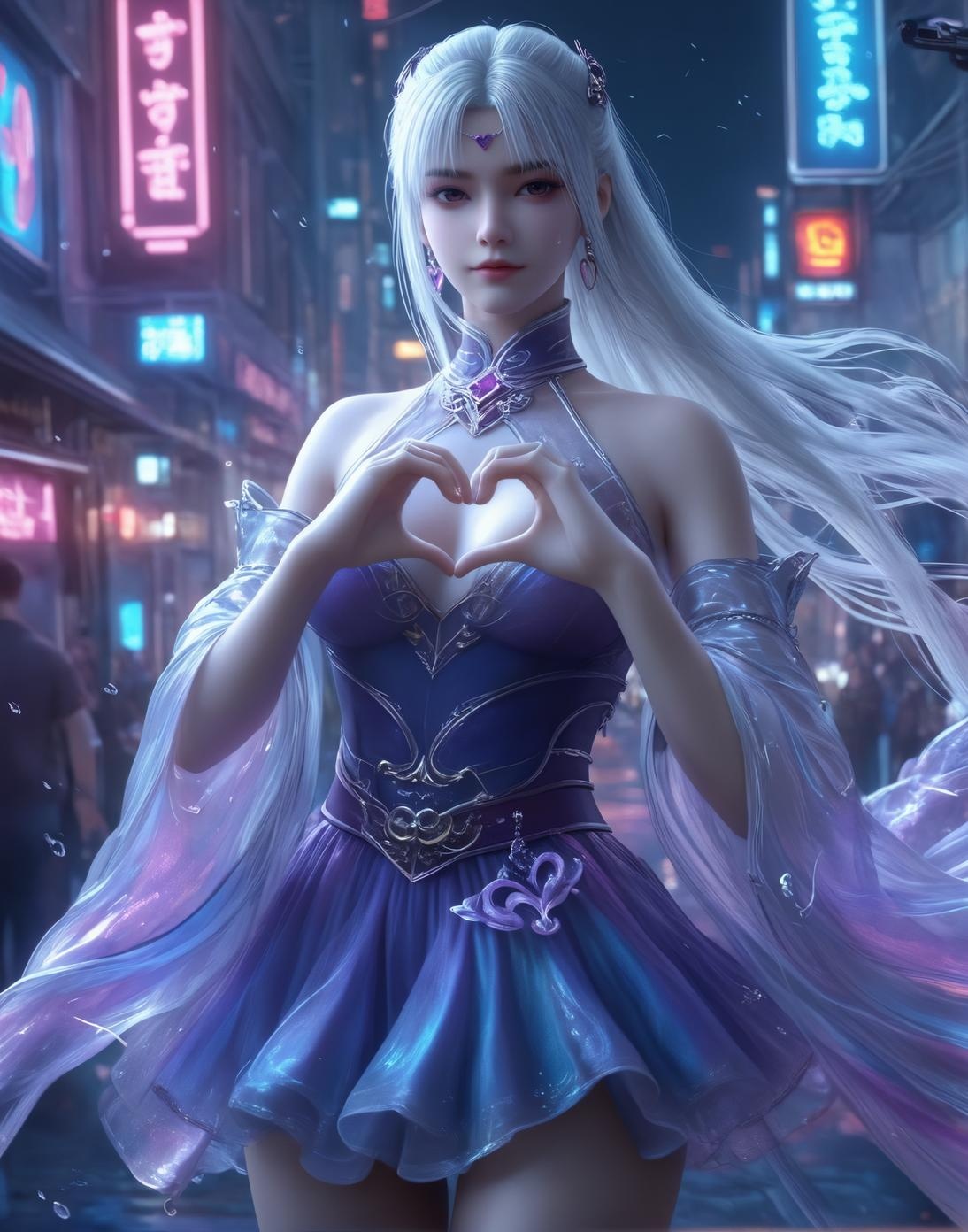 AI Generated Anime Girl - 小医仙与古风美女：温泉湿身巨乳露穴 双主题合集 153P