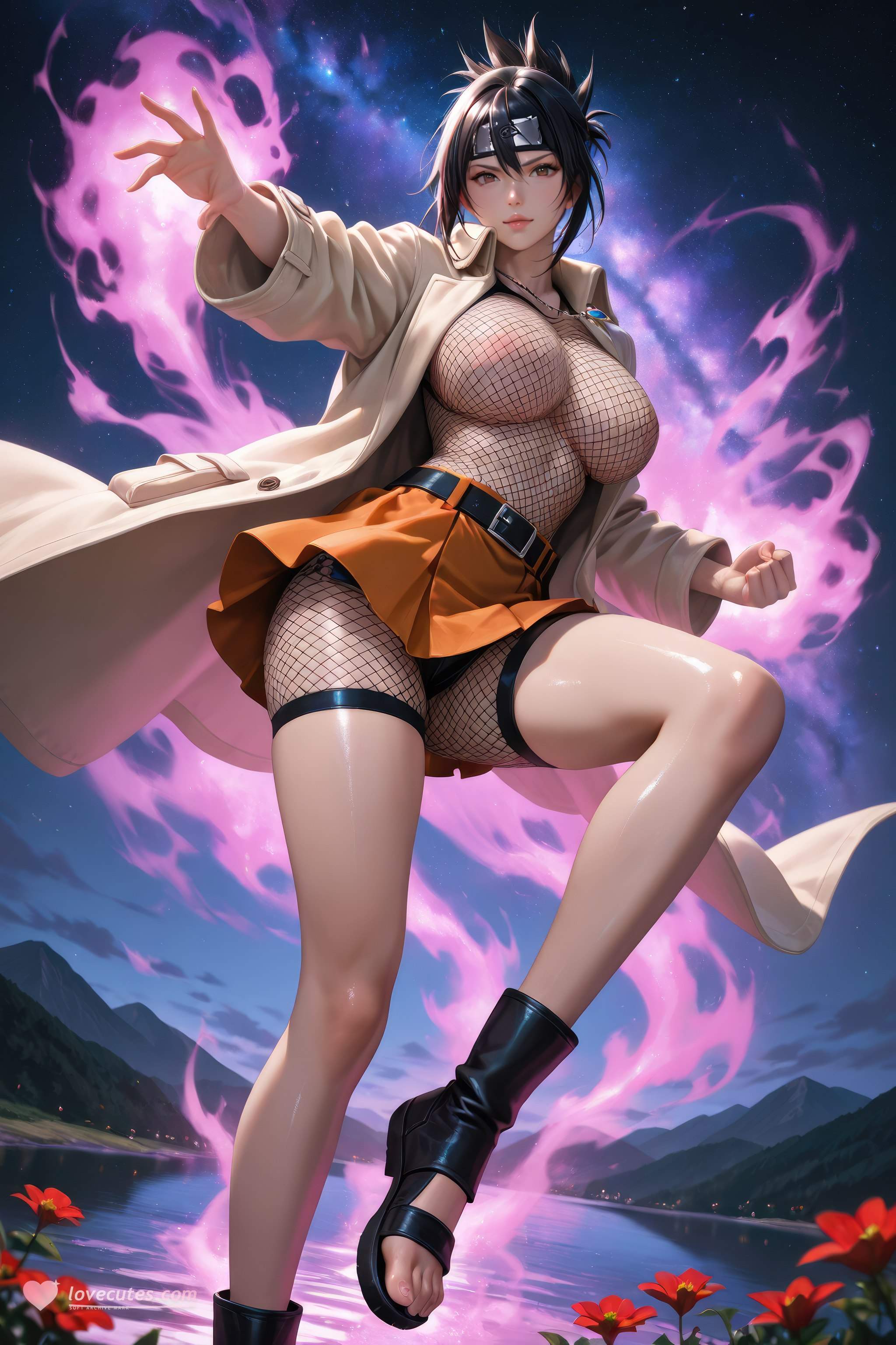 AI Porn - Naruto Mitarashi Anko AI nudes 598P
