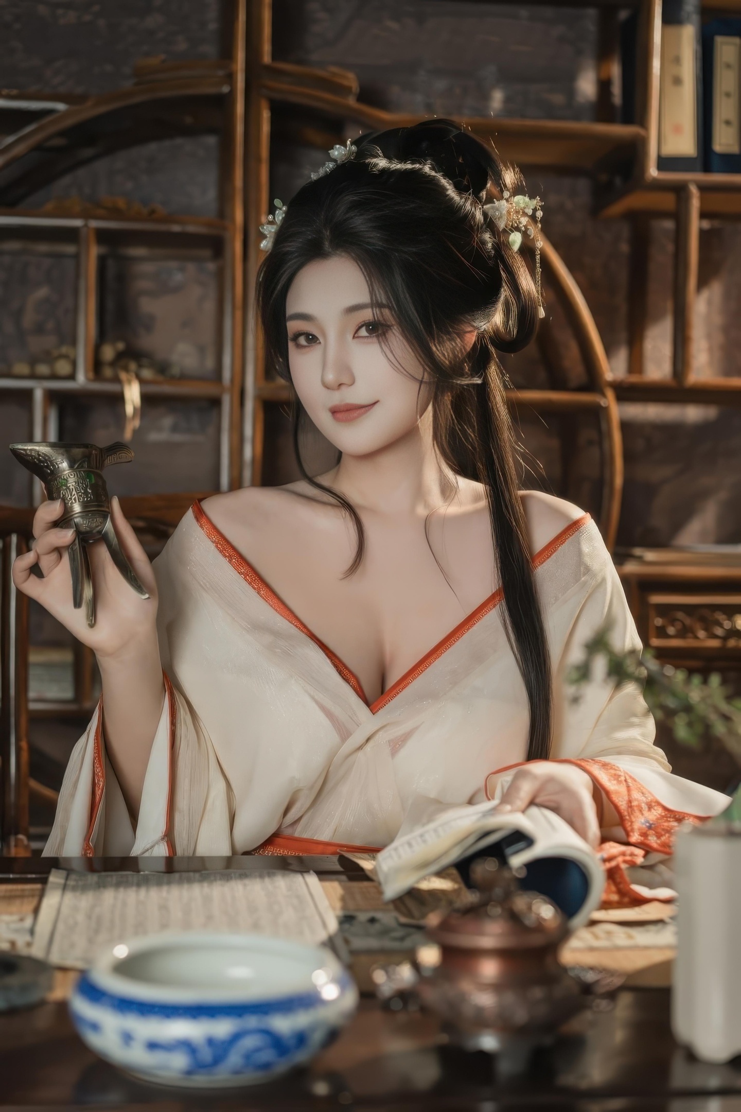 [私房] 星澜是澜澜叫澜妹呀 - 痴情缚：古风绳缚薄纱 巨乳露点私房 74P1V
