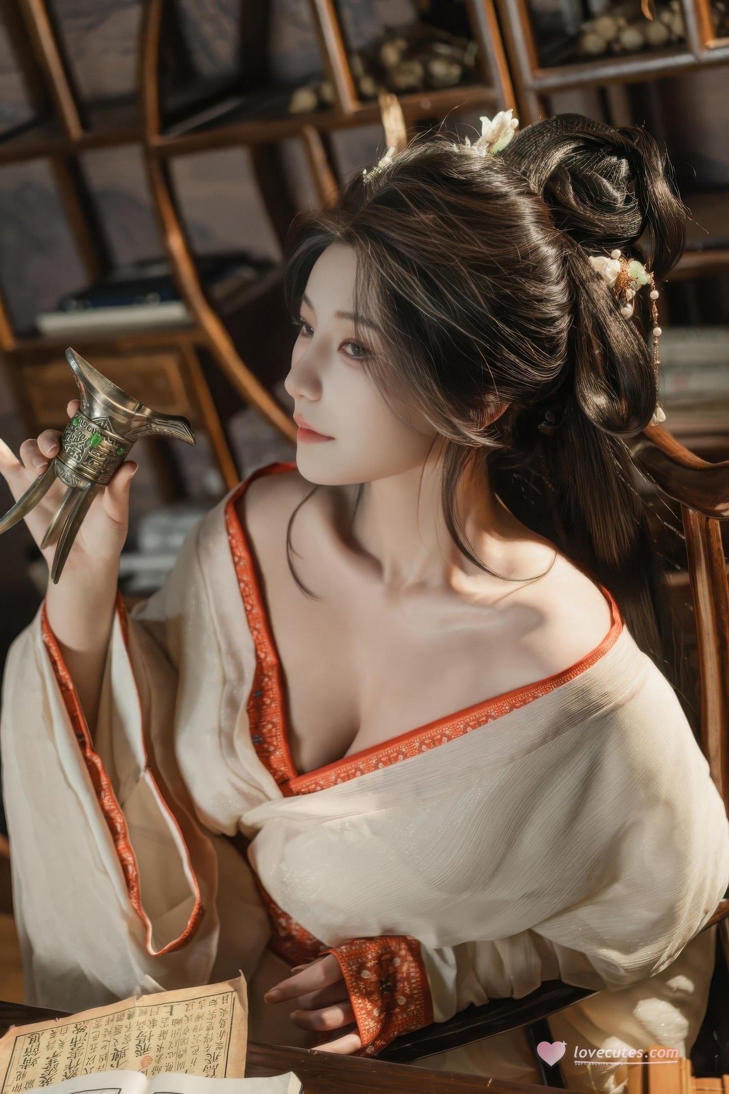 [私房] 星澜是澜澜叫澜妹呀 - 痴情缚：古风绳缚薄纱 巨乳露点私房 74P1V