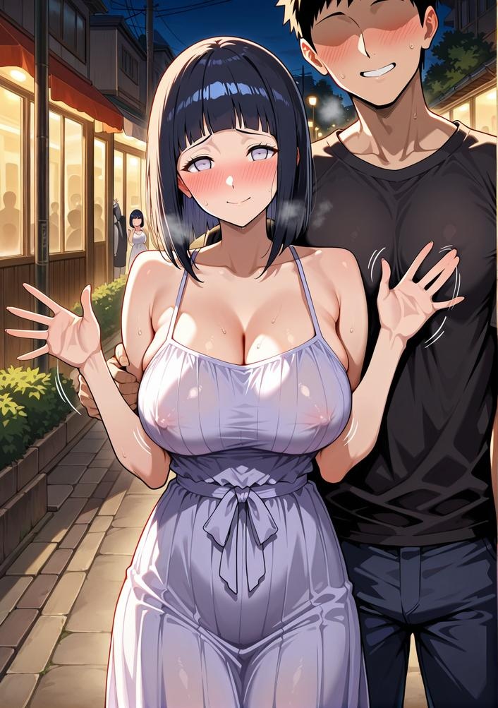 AI Porn - 火影忍者 日向雏田成人 AI 图库 109P