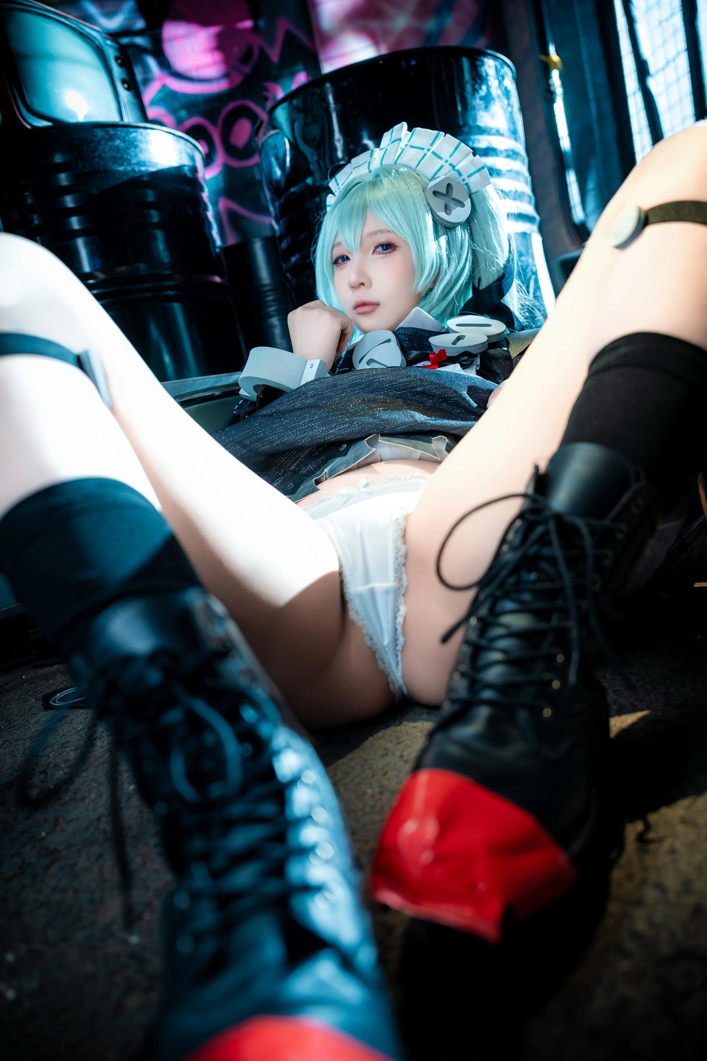 [cosplay] 小和甜酒 - 绝区零 可琳：绿发女仆机械场景 角色还原 69P