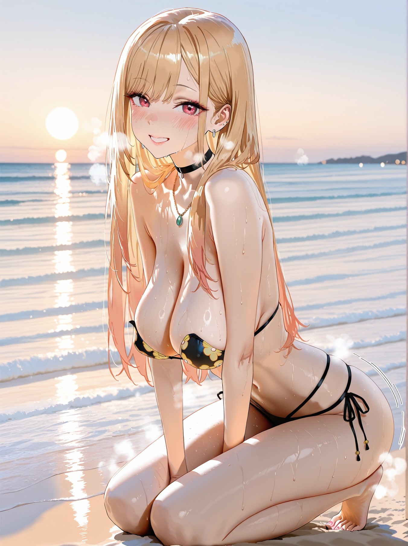 AI Generated Anime Girl - 更衣人偶坠入爱河 喜多川海梦 Vol.2：学生装紧身衣露穴 128P